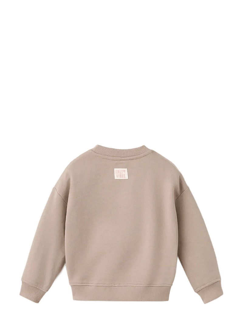 Mango - Printed cotton sweatshirt - sweatshirts - medium brown - 2
