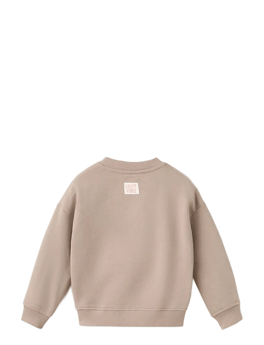 Mango - Printed cotton sweatshirt - sweatshirts - medium brown - 2