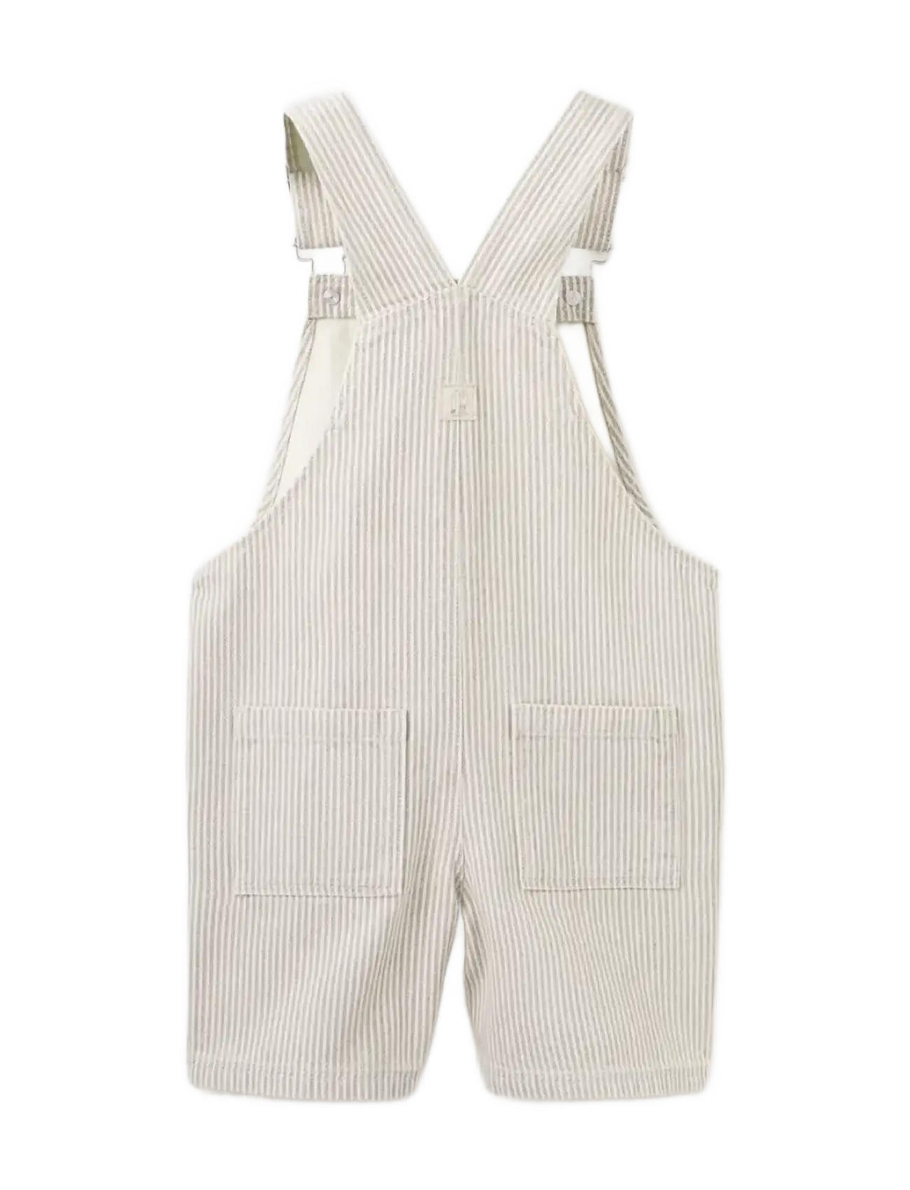 Mango - Striped short dungarees - lägsta priserna - lt pastel brown - 2