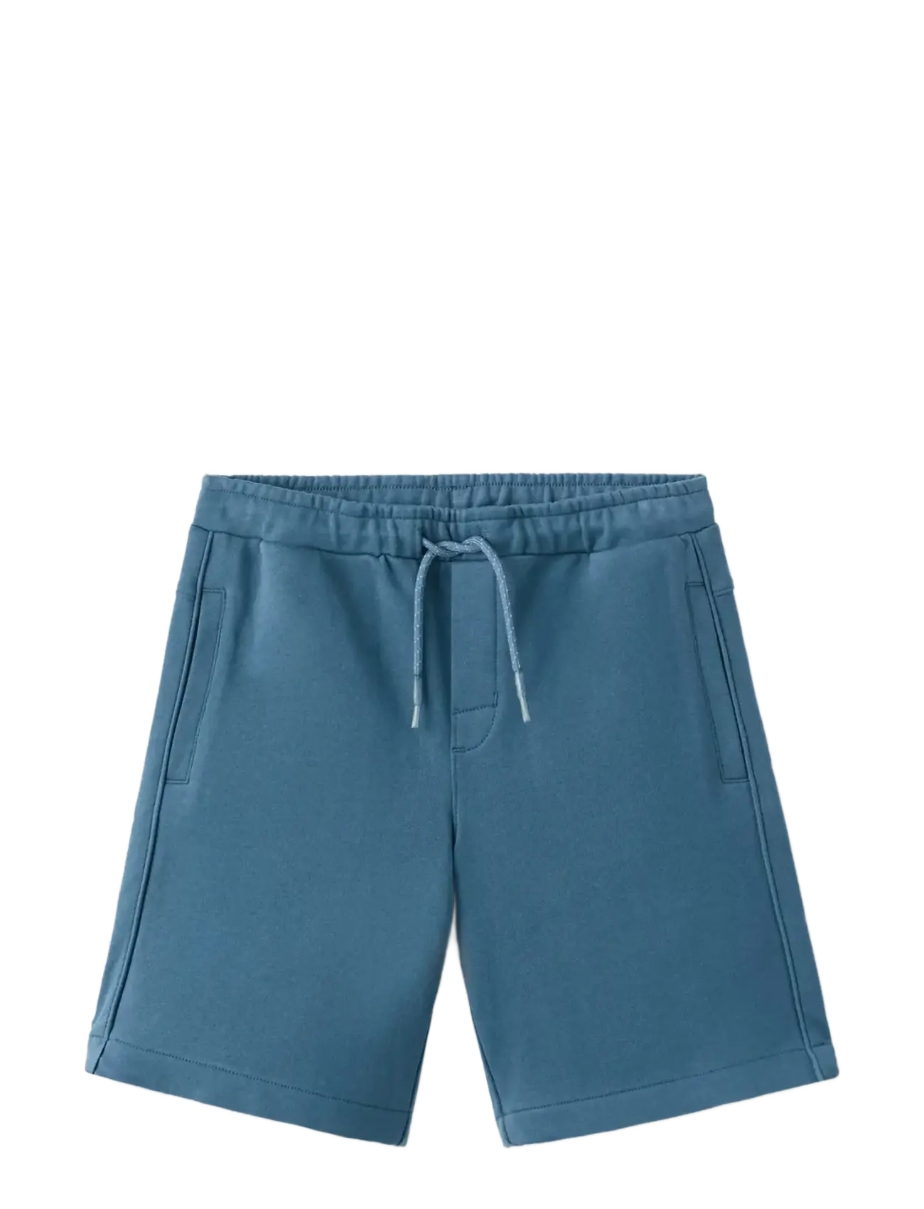 Mango Cotton Shorts With Drawstring, 5-6, Shorts, Blau - Sweat Kinder