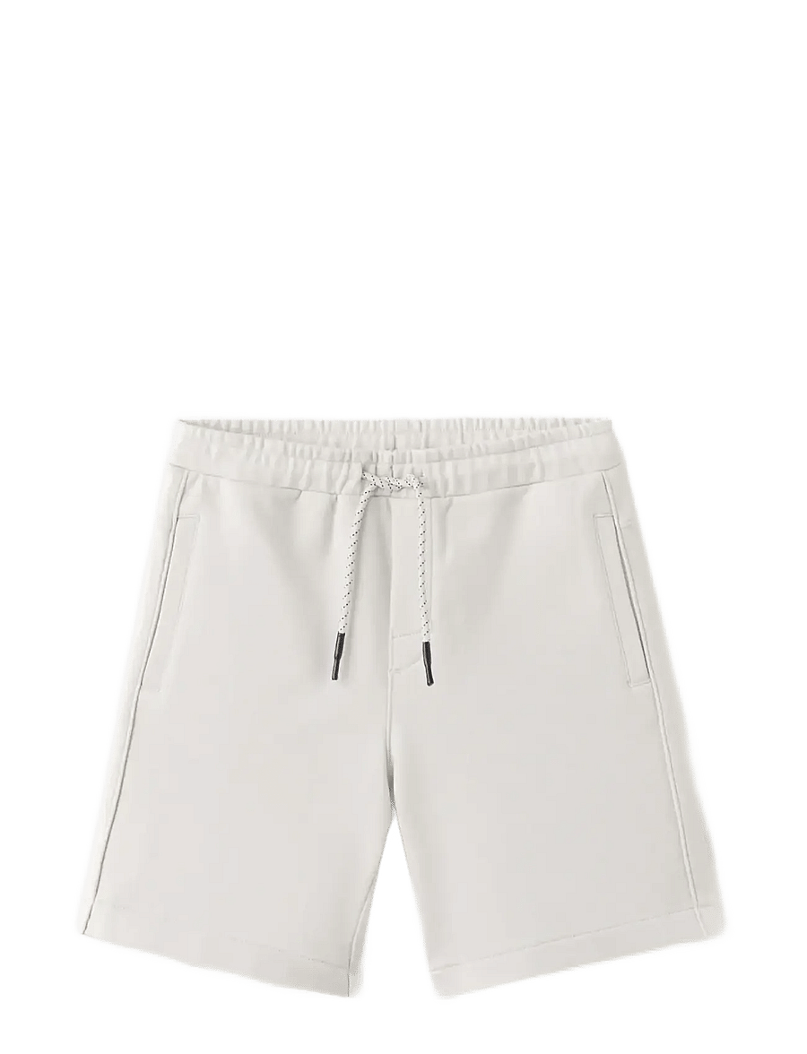 Mango - Cotton shorts with drawstring - casual shorts - natural white - 0