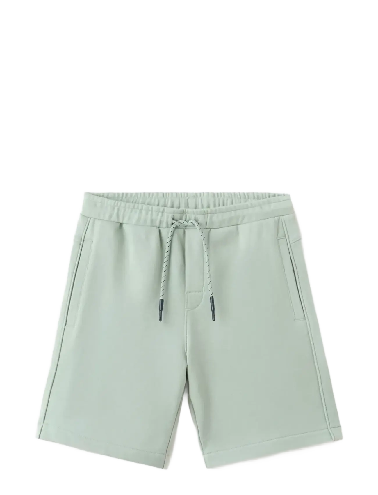 Mango Cotton Shorts With Drawstring, 11-12, Shorts, Grün - Sweat Kinder