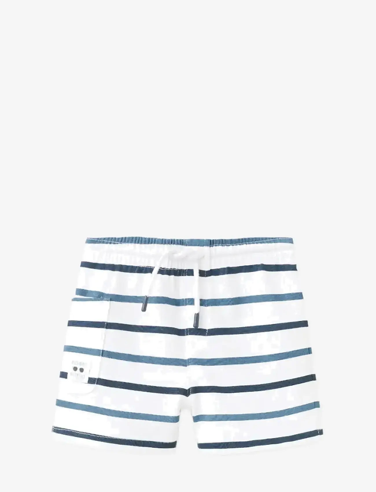 Mango - Striped cotton Bermuda shorts - casual shorts - navy - 0