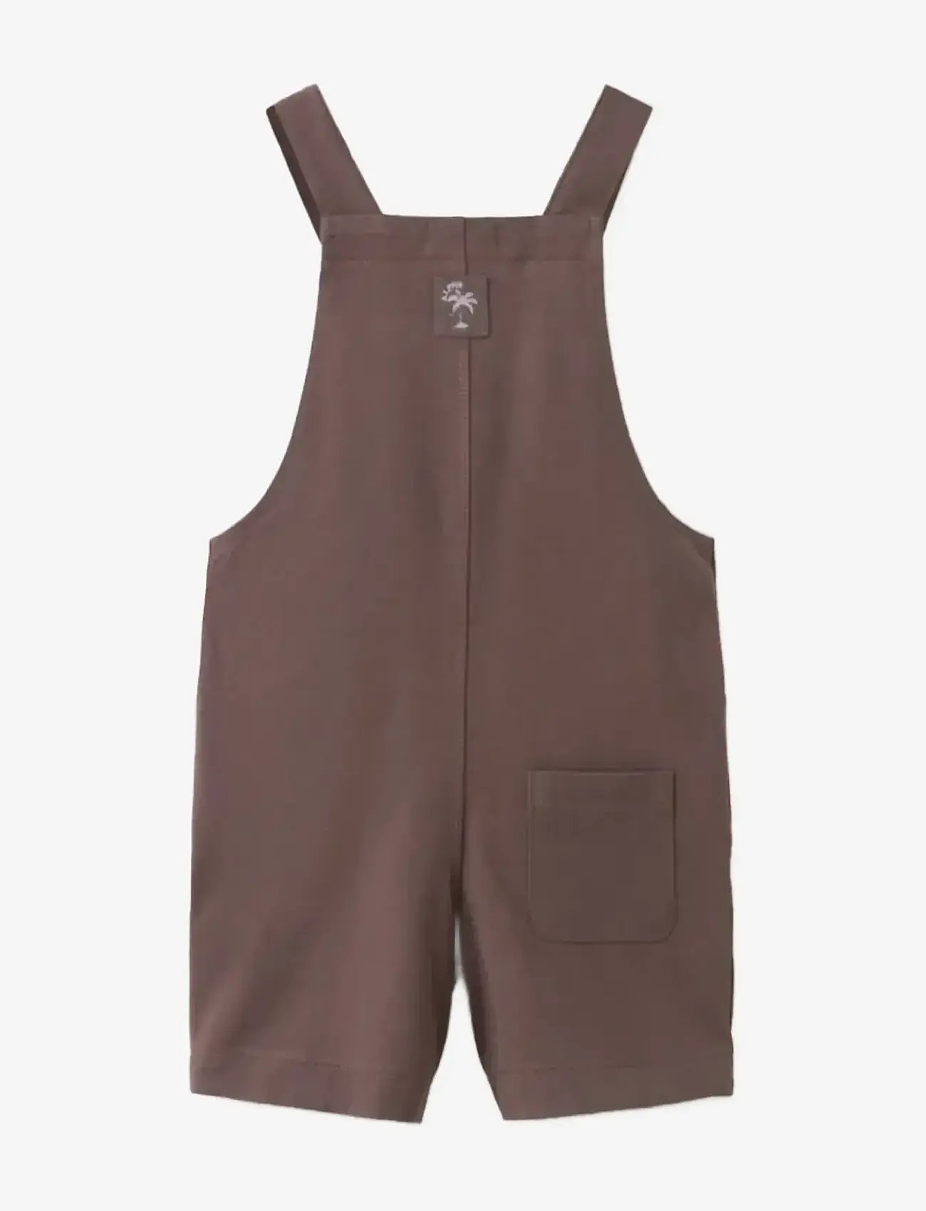 Mango - Short cotton dungarees - overalls - brown - 2