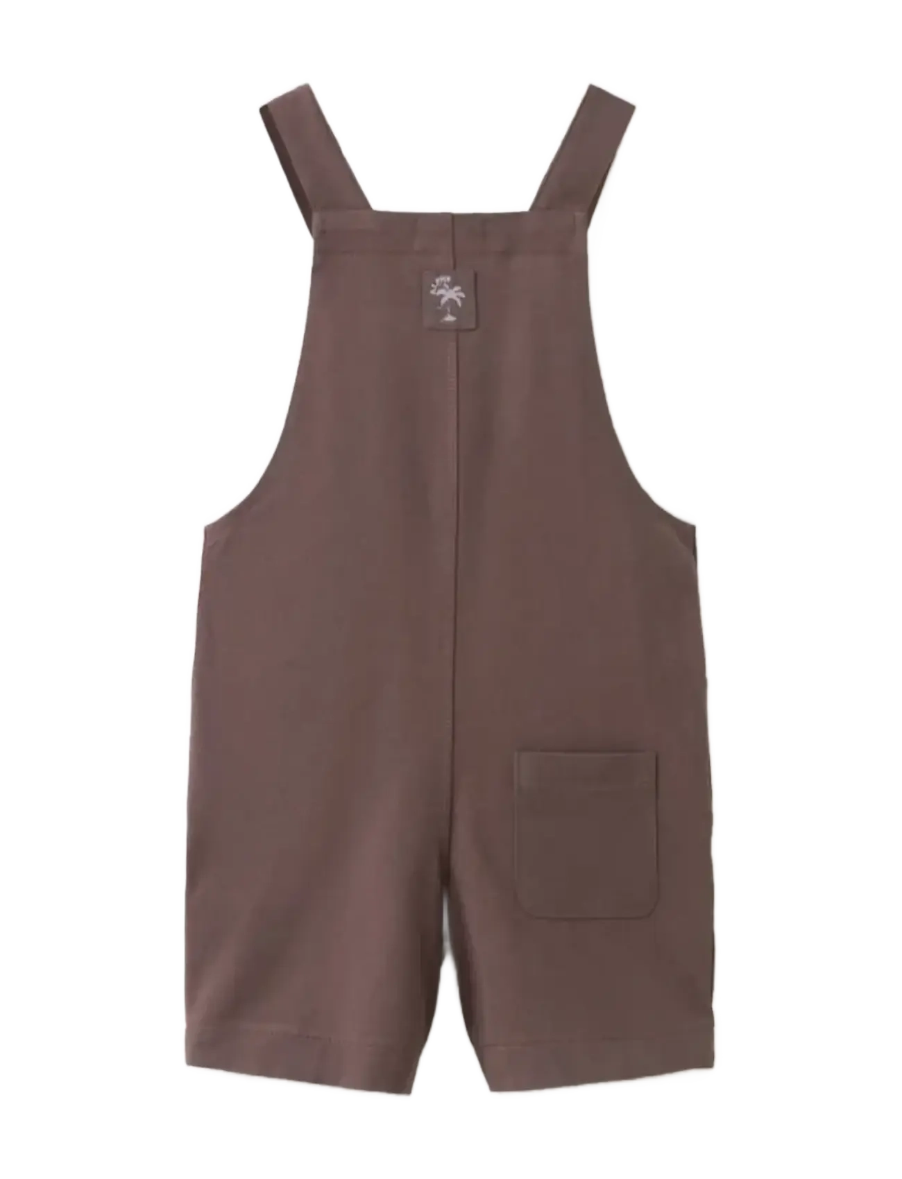 Mango - Short cotton dungarees - overalls - brown - 2