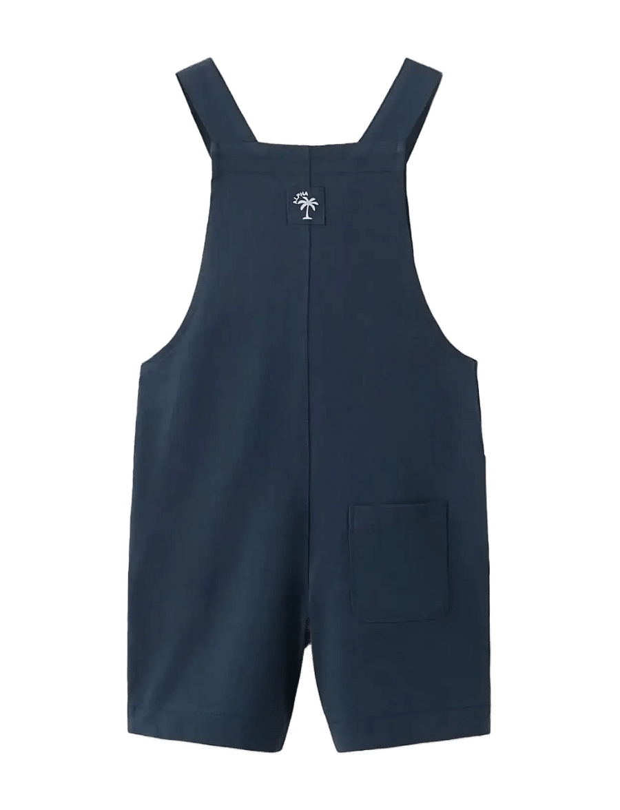 Mango - Short cotton dungarees - overalls - navy - 1