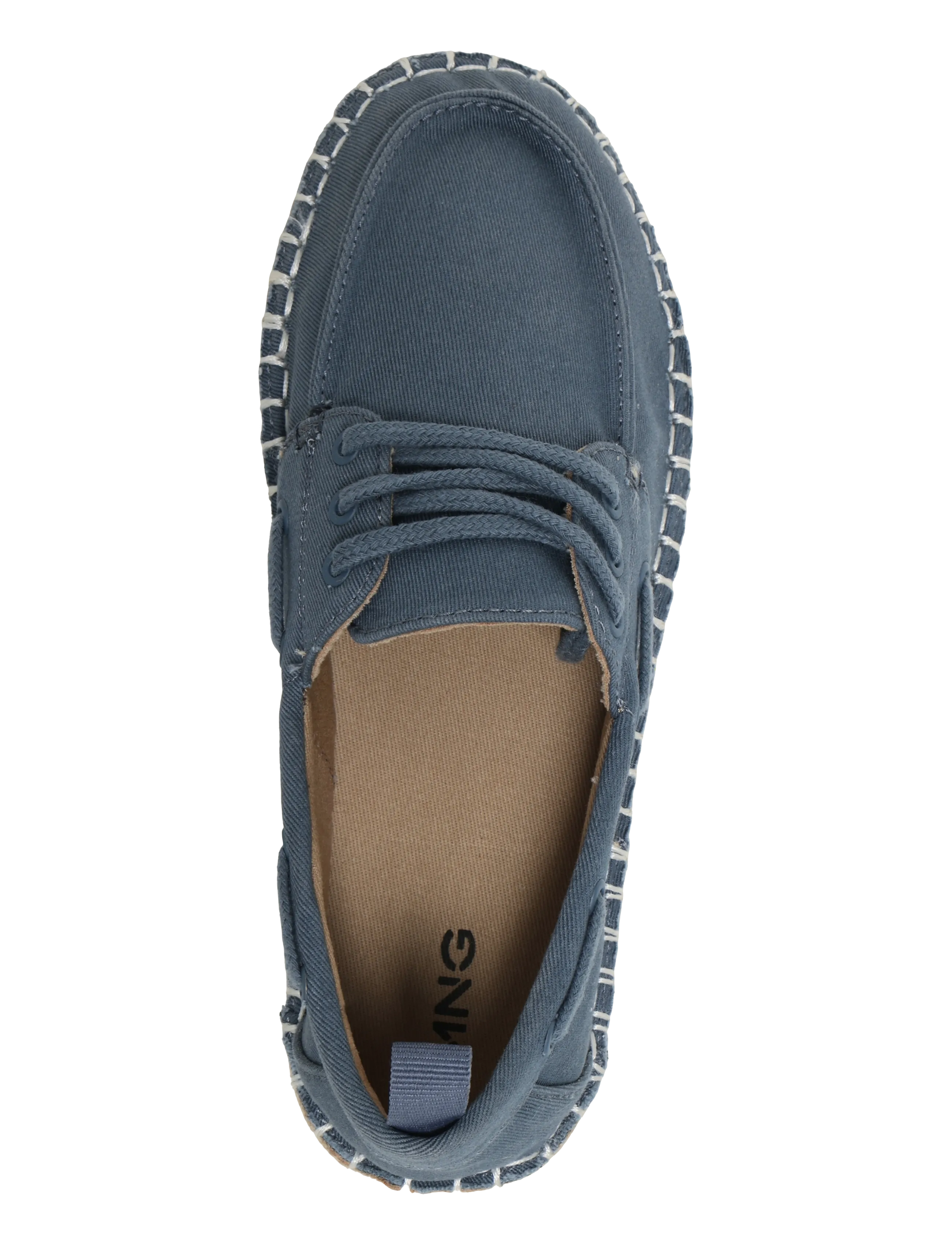 Mango - Esparto boat shoe - lt-pastel blue - 3