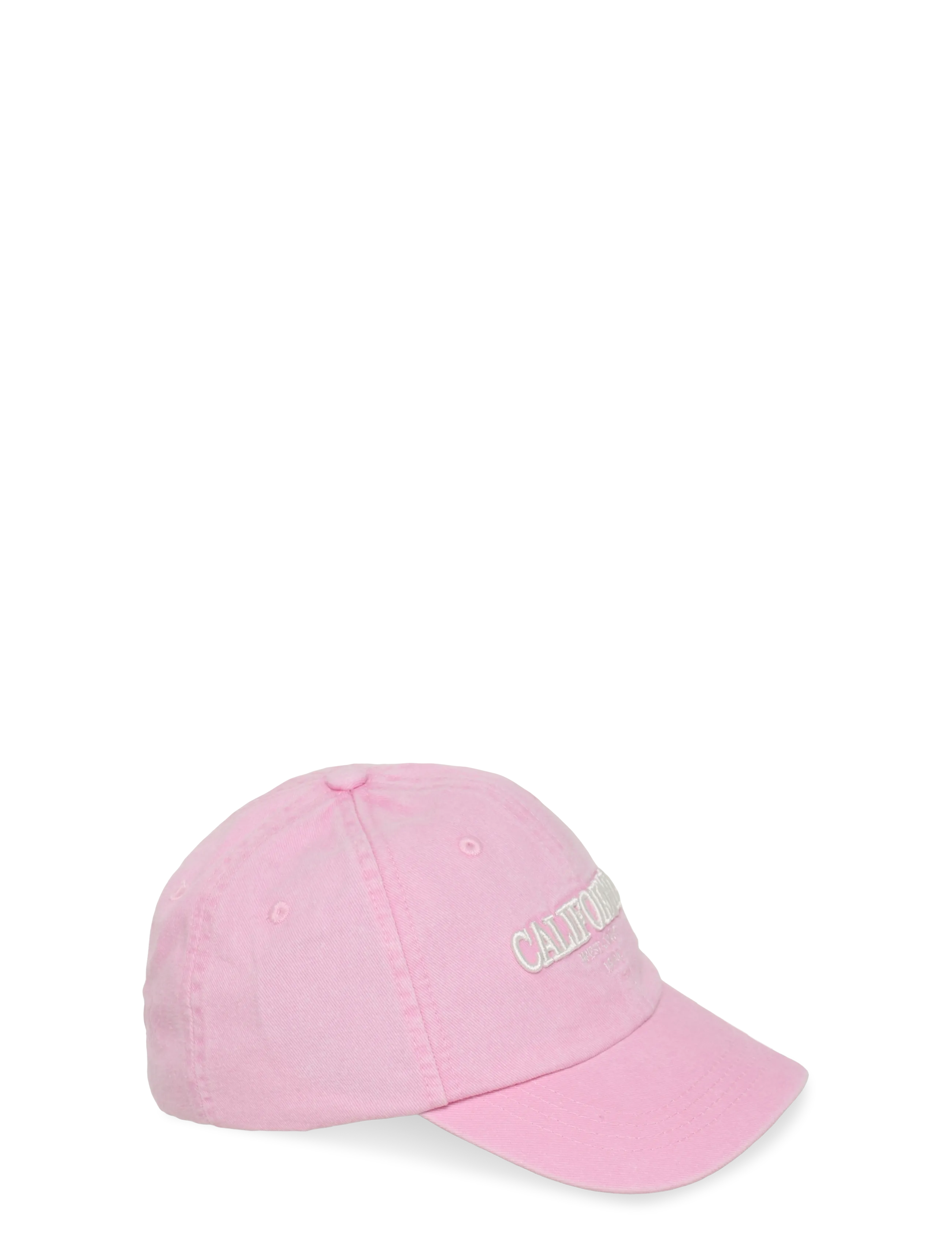 Mango Embroidered cotton cap - Winter Deals - PINK / pink/rose