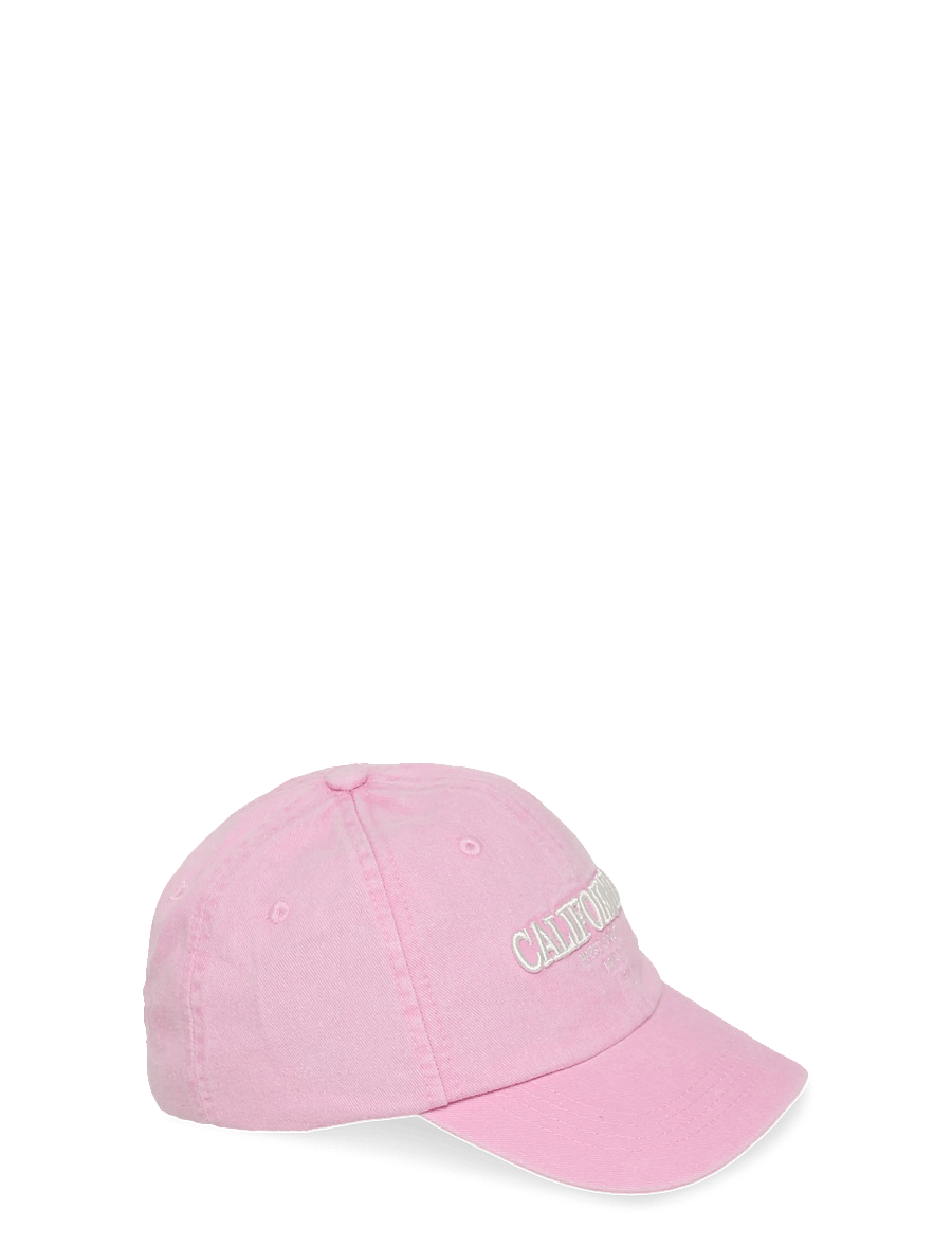 Mango - Embroidered cotton cap - kepsar - pink - 0