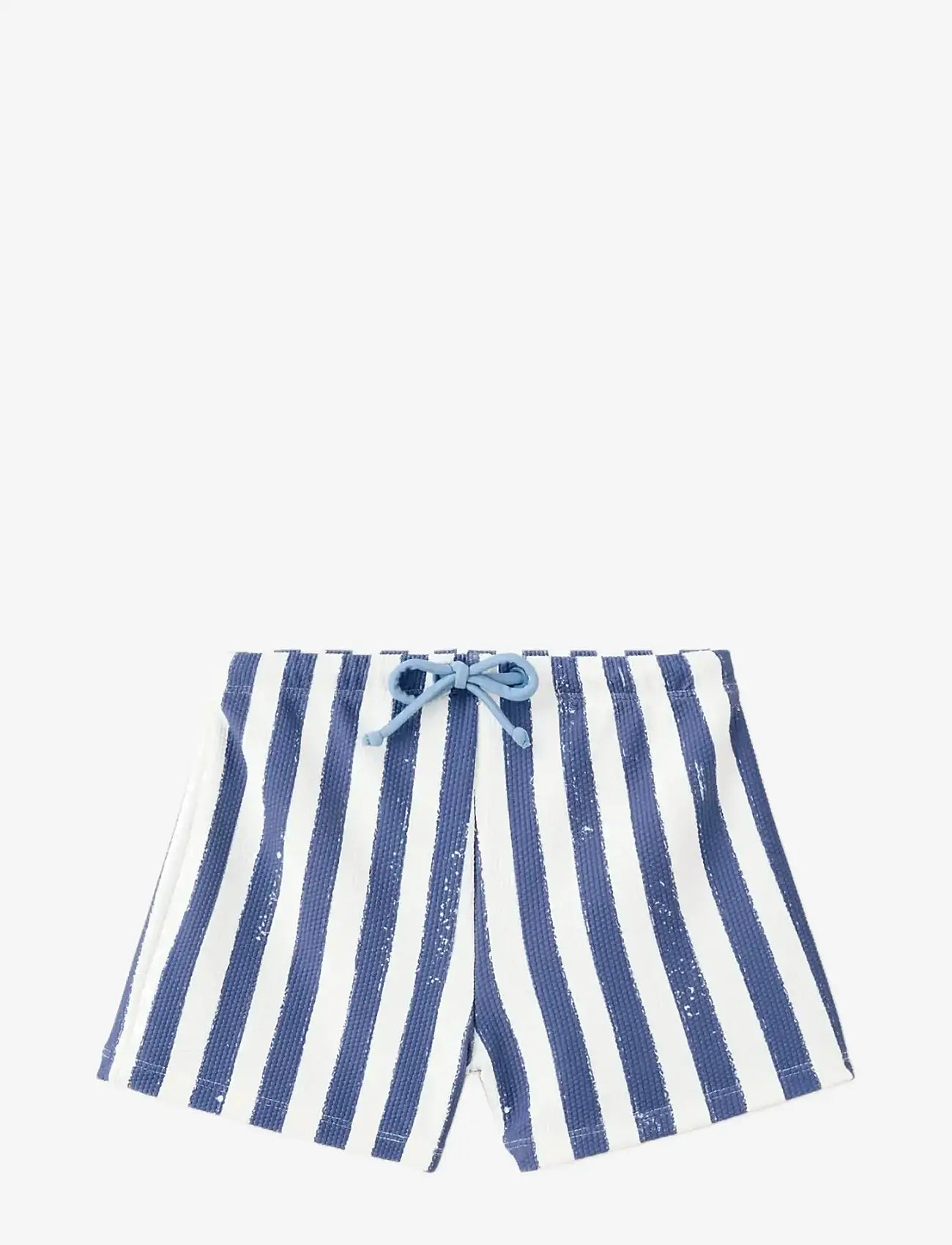 Mango - Striped boxer swimsuit - badebukser - medium blue - 0