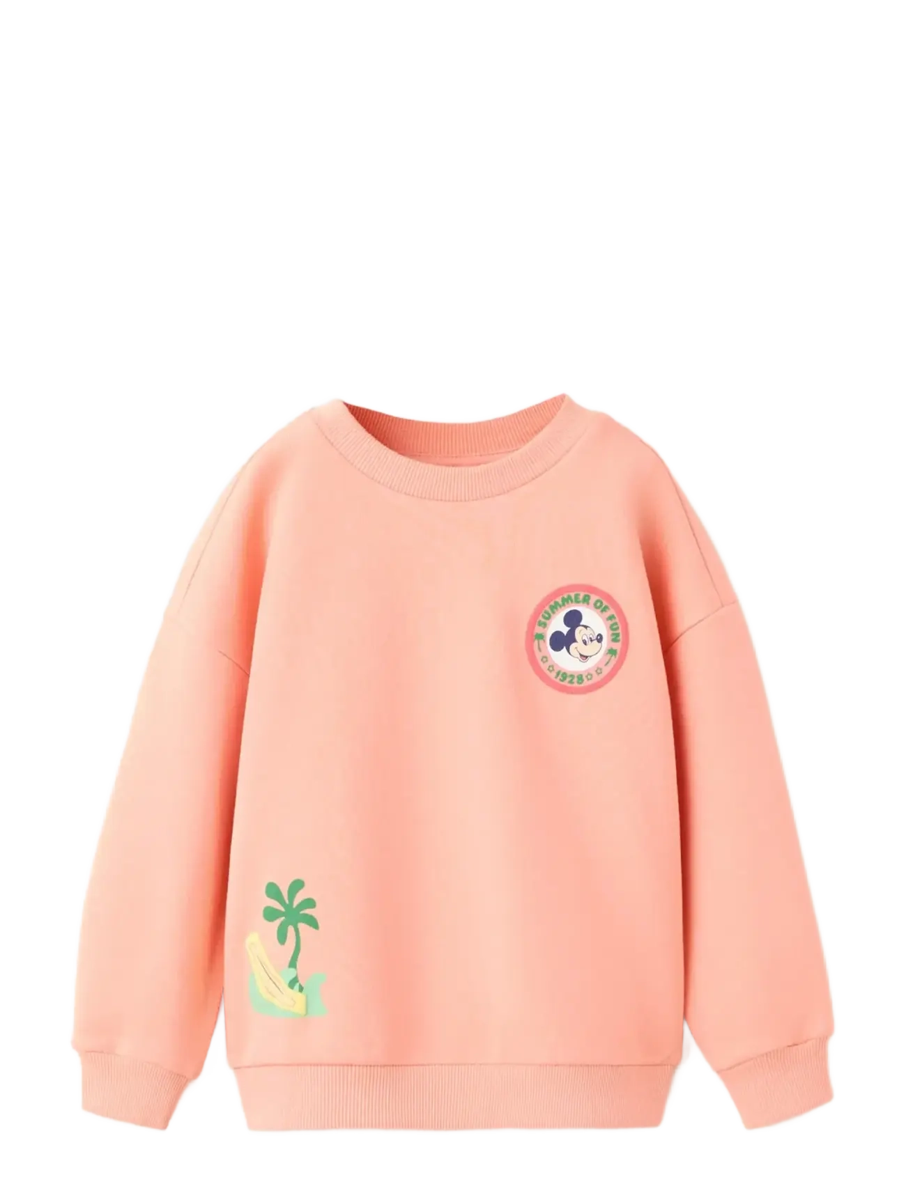 MANGO Mickey Mouse Sweatshirt Orange - 3-4 - Kinder