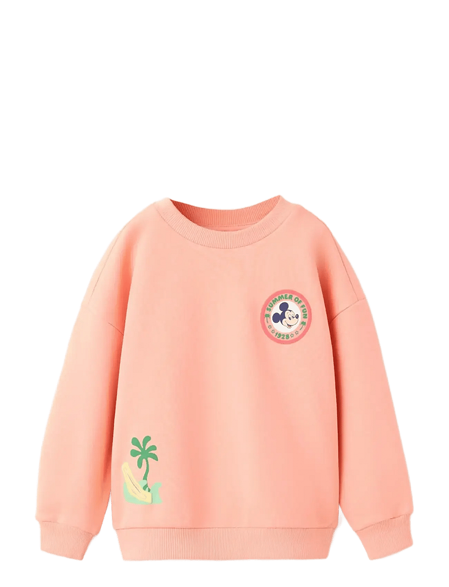 Mango - Mickey Mouse sweatshirt - sweatshirts - lt-pastel orange - 1