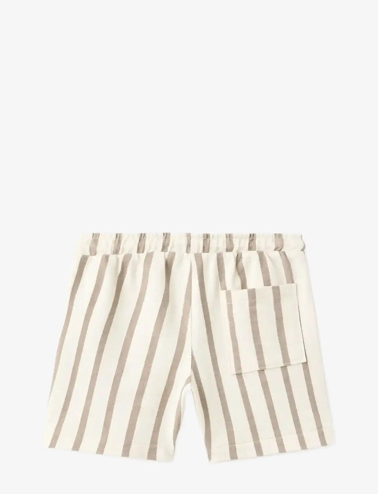 Mango - Striped cotton Bermuda shorts - casual shorts - medium brown - 1