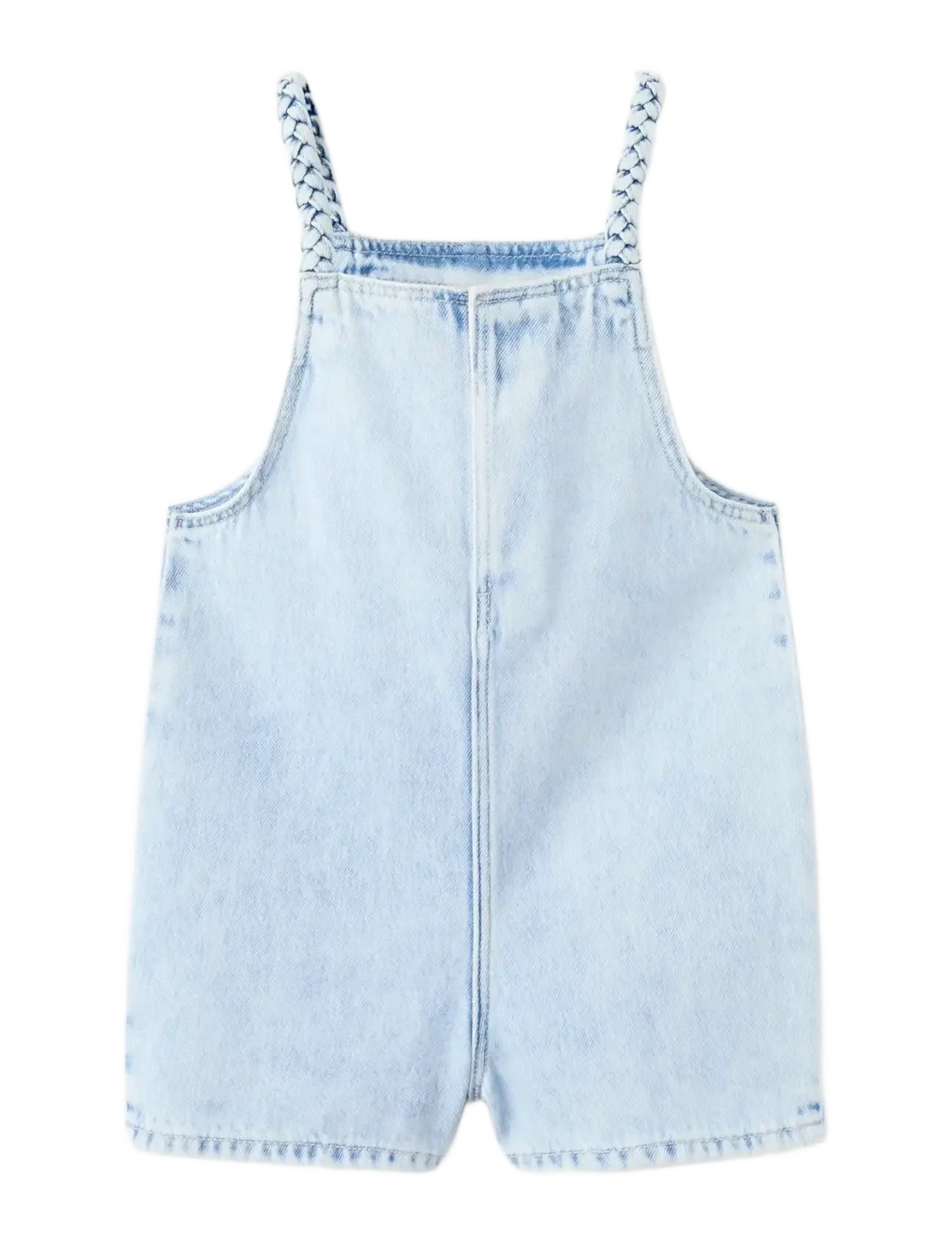 Mango - Denim jumpsuit short - summer savings - open blue - 1
