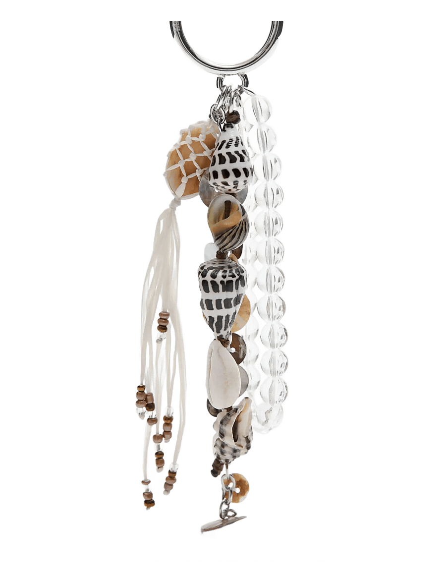 Mango - Keyring with combined shells - nøgleringe & bag charms - lt pastel grey - 1