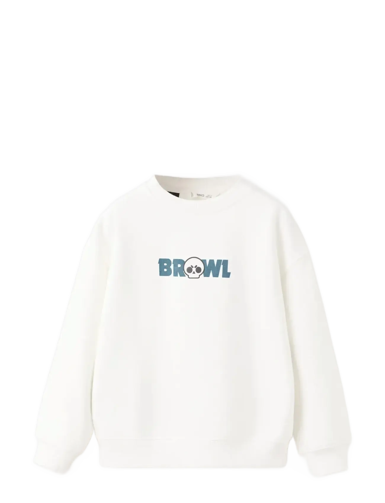 Mango Brawl Stars sweatshirt - Kläder - NATURAL WHITE / white