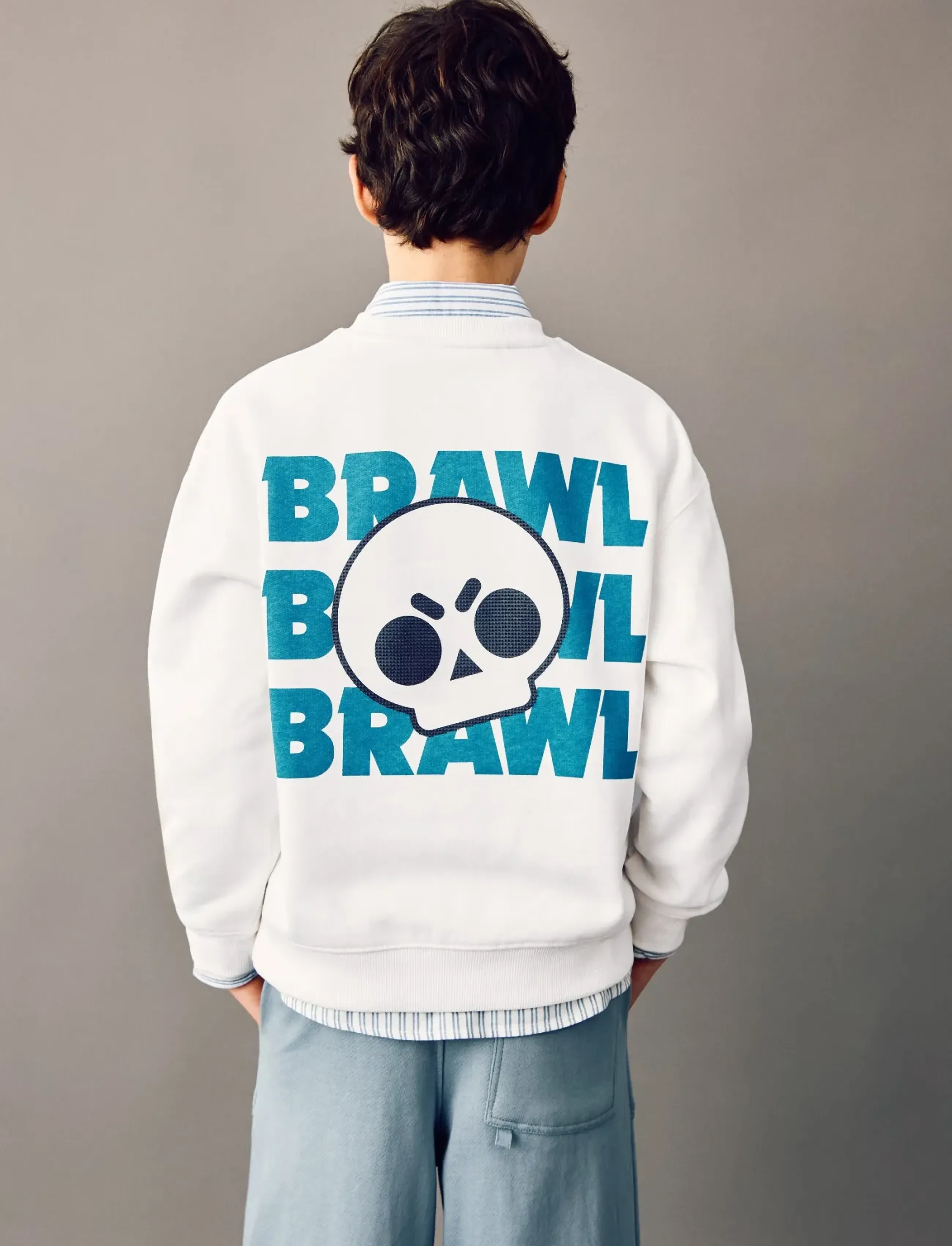 Mango Brawl Stars sweatshirt - Mango - NATURAL WHITE / white