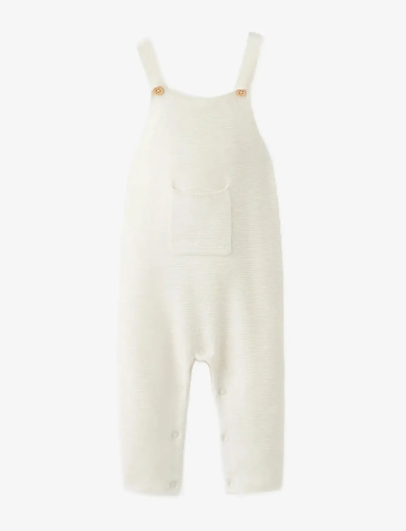 Mango - Long knitted dungarees - byxdress - lt pastel brown - 0