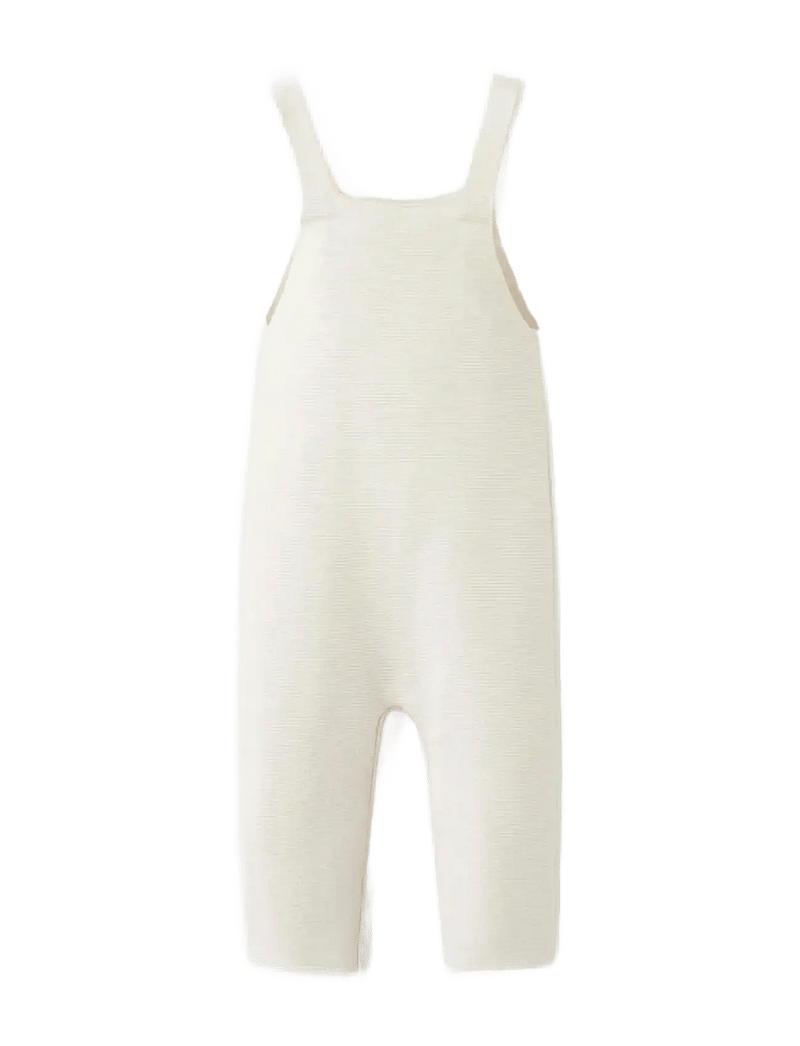 Mango - Long knitted dungarees - byxdress - lt pastel brown - 1