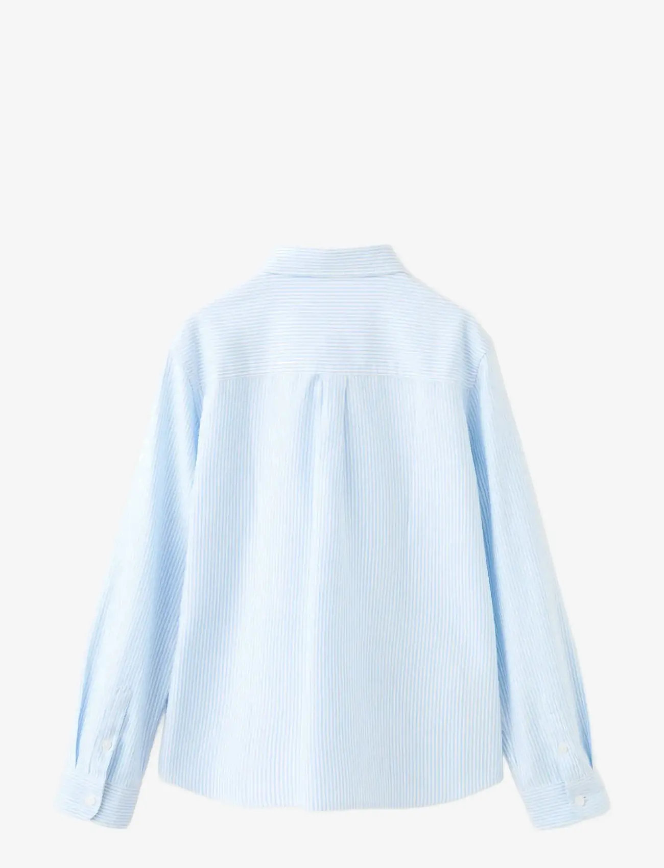 Mango - Striped Oxford shirt - langærmede skjorter - lt-pastel blue - 1