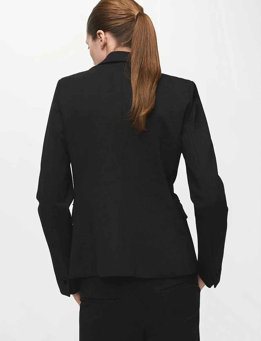 Mango - Fitted suit blazer - yksiriviset bleiserit - black - 2