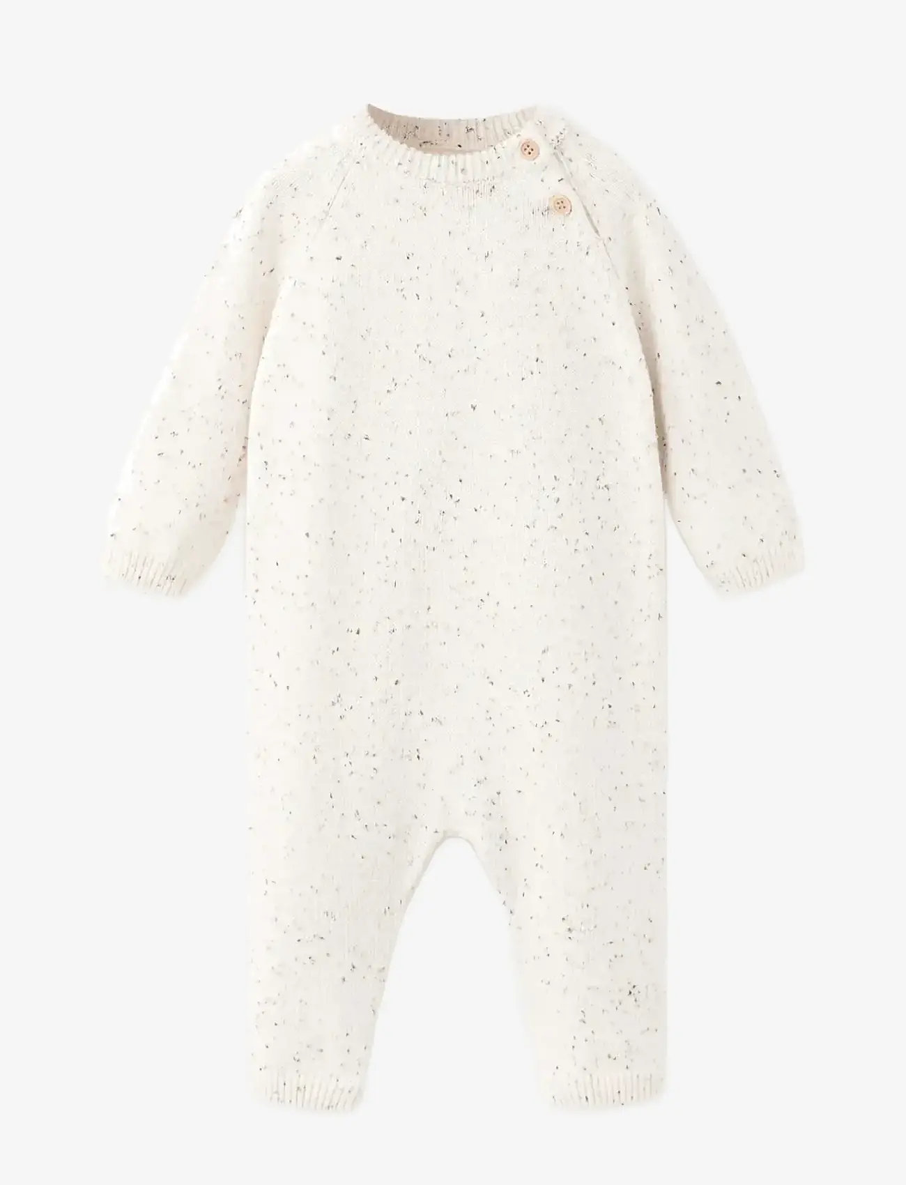 Mango - Knitted long jumpsuit - light beige - 0