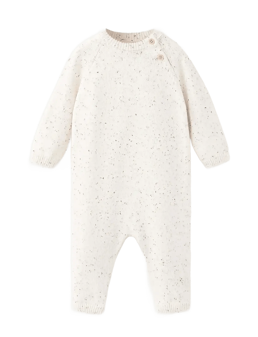 Mango - Knitted long jumpsuit - haalarit - light beige - 0