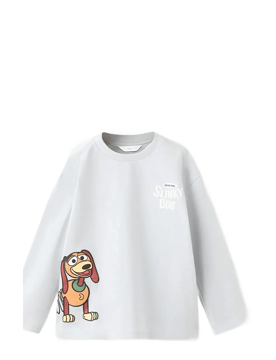 Mango - Toy Story t-shirt - langærmede t-shirts - grey - 1