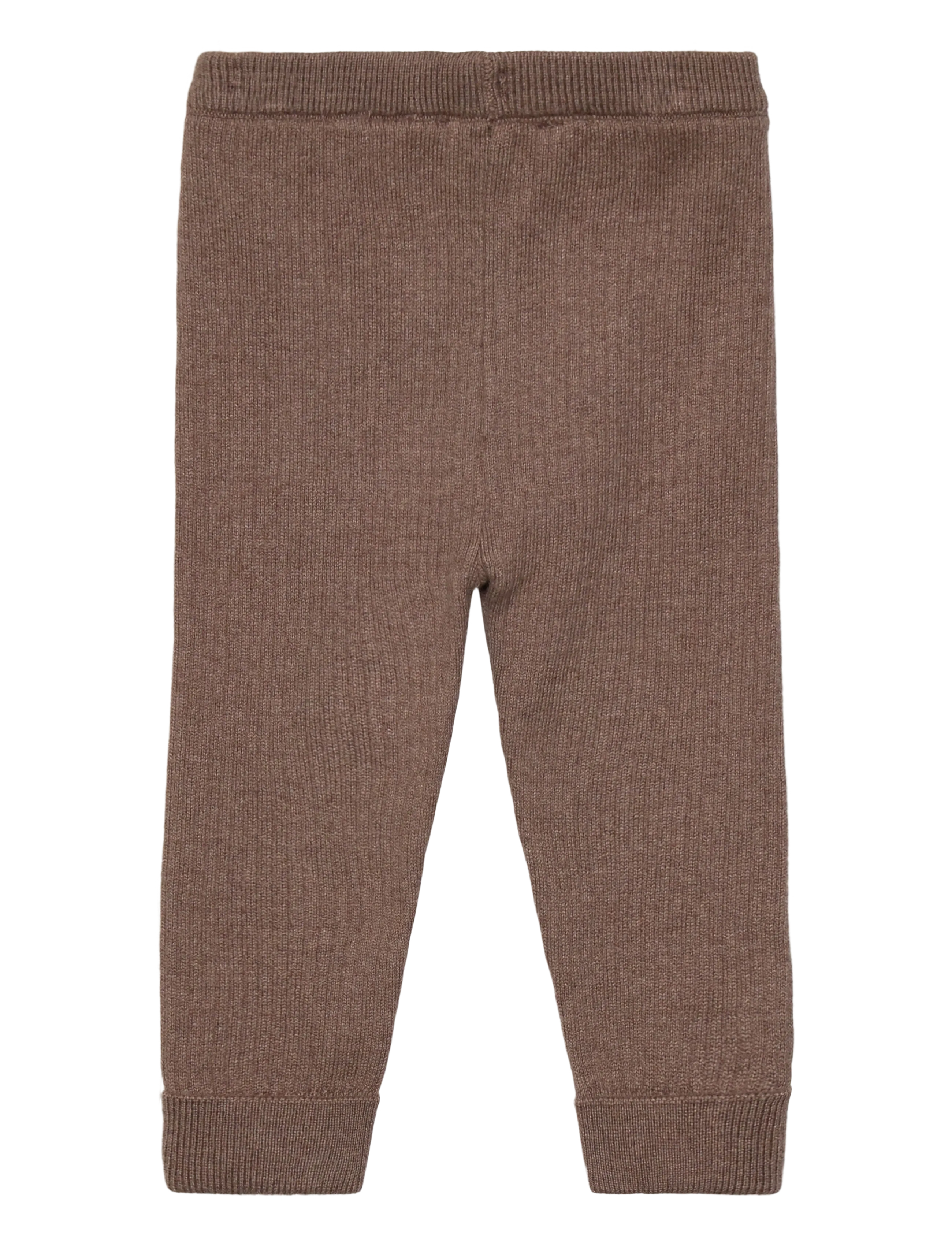 Mango - Ribbed knitted leggings - suvised sooduspakkumised - medium brown - 1