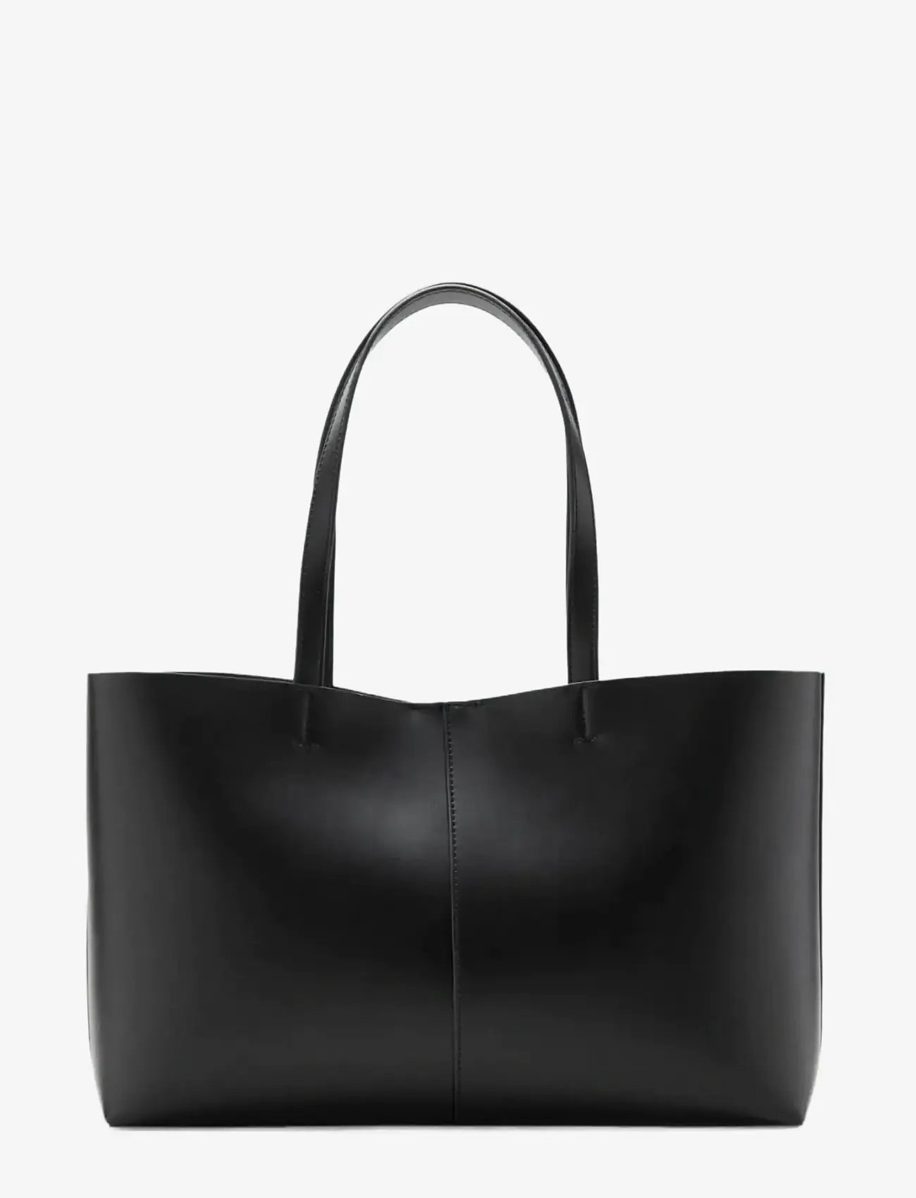 Mango - Shopper bag with double handle - accessories - black - 0