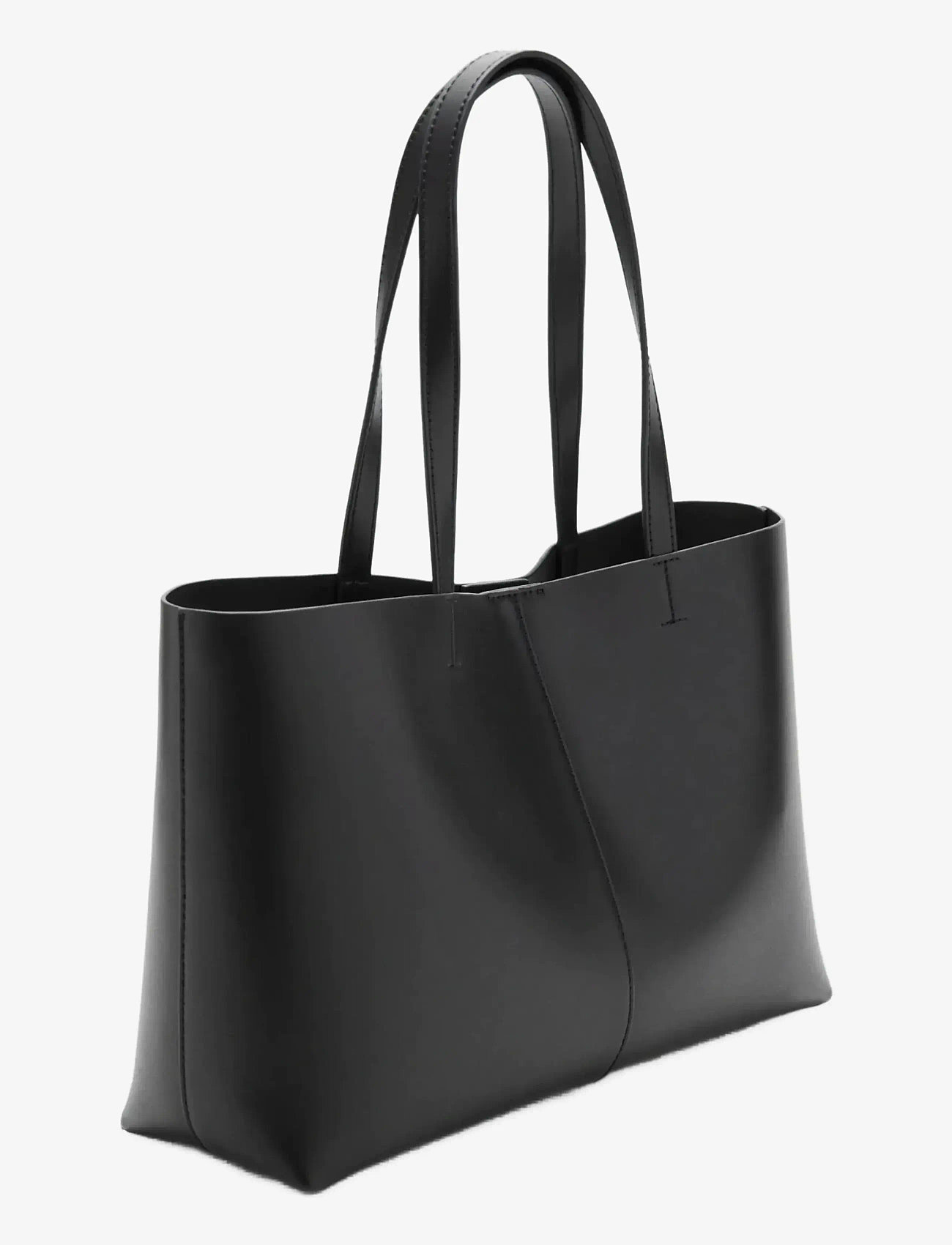 Mango - Shopper bag with double handle - accessories - black - 1