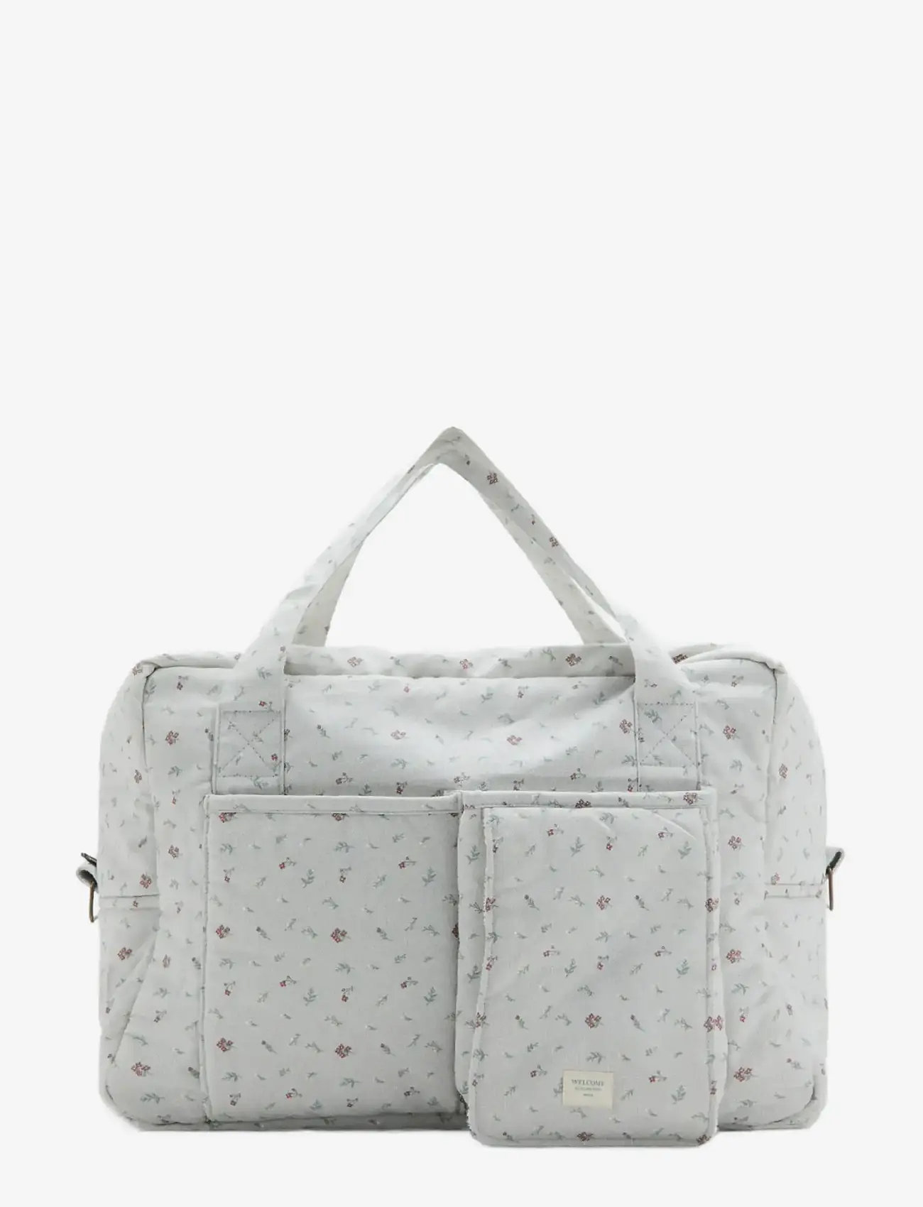 Mango - Maternity bag with flowers - pusletasker - grey - 0