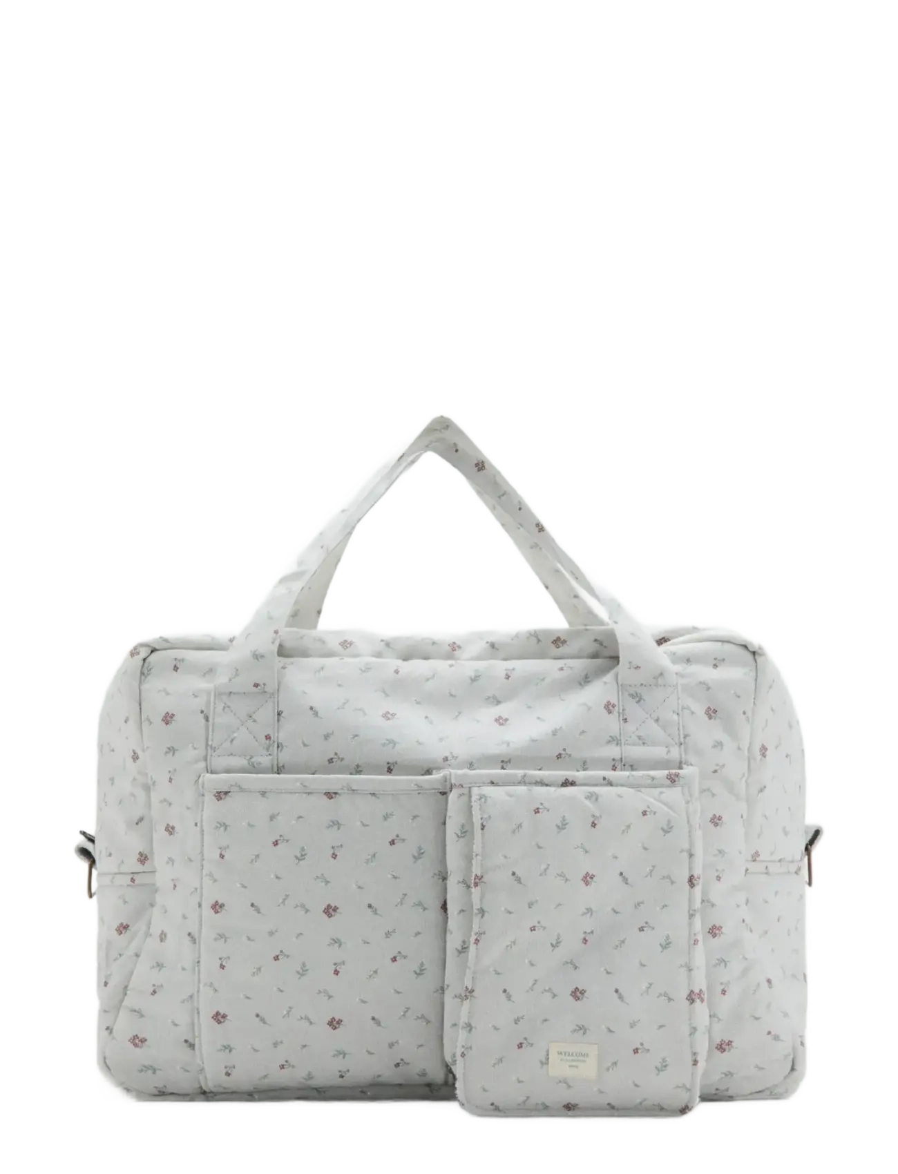 Mango Maternity bag with flowers - Neuheiten - GREY / grey