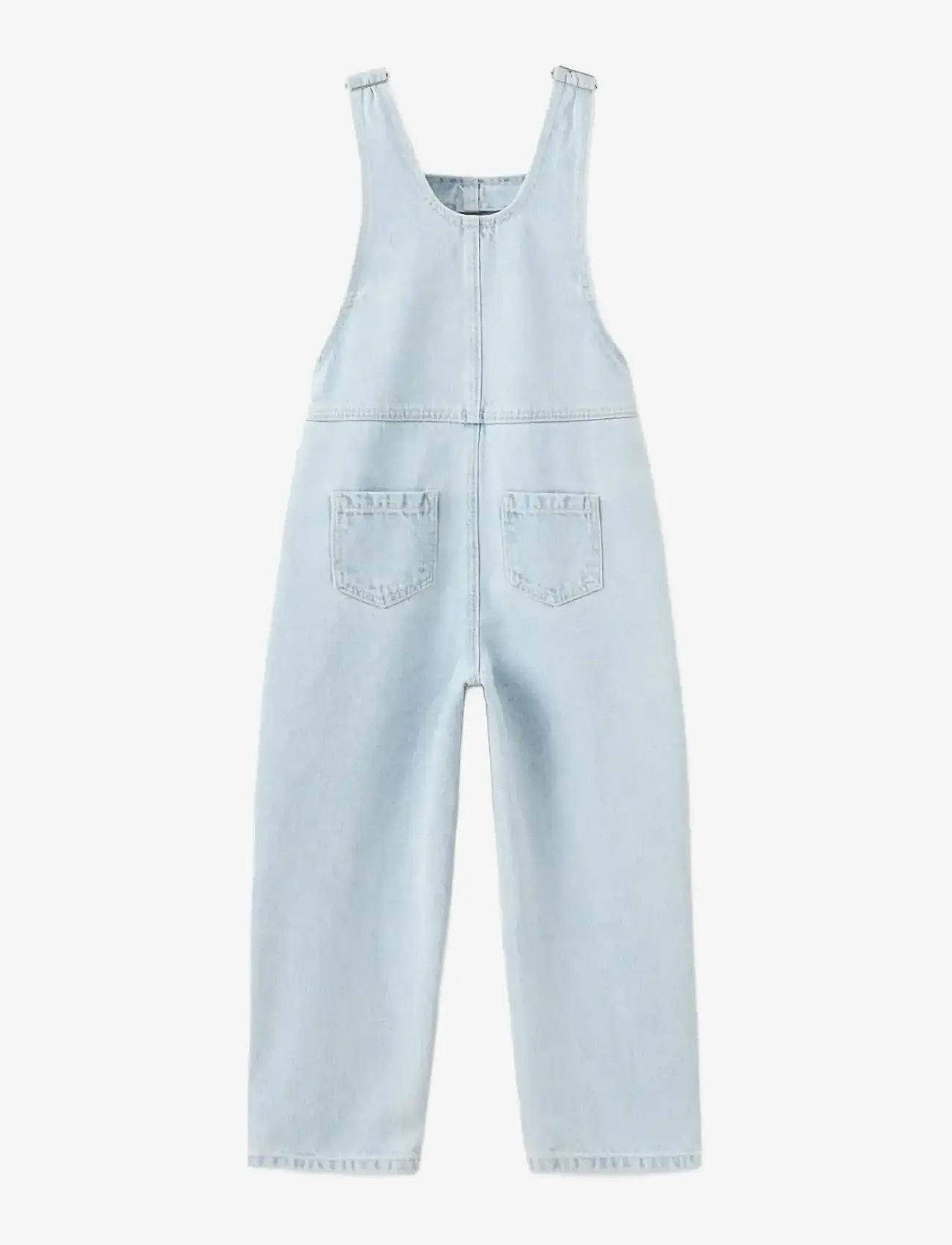 Mango - Long denim dungarees - overalls - open blue - 2
