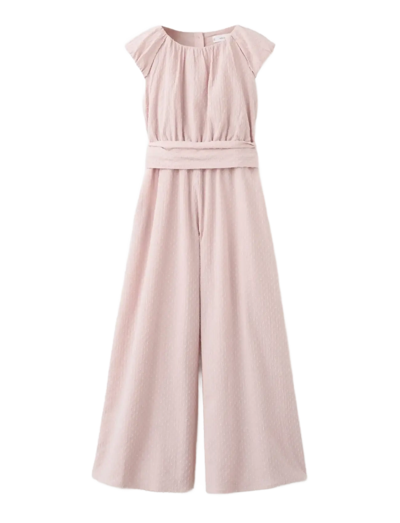 Mango Bow long jumpsuit - Buksedragter - PINK / pink/rose