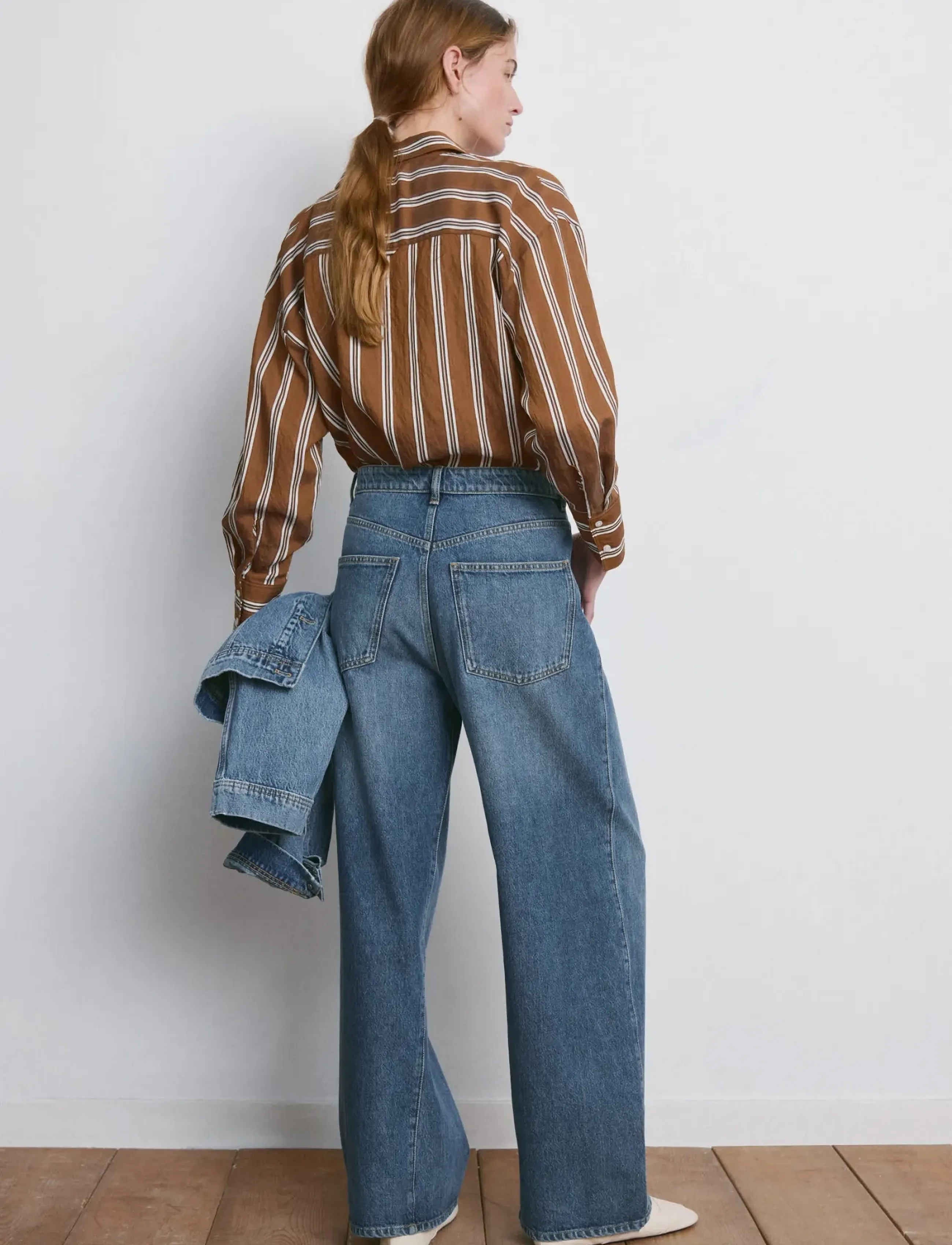 Mango - Mid-rise balloon jeans - barrel jeans - open blue - 2