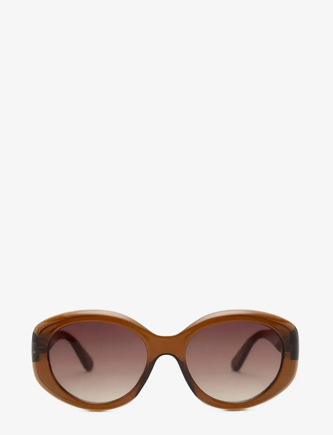 Mango - Squared frame sunglasses - fyrkantiga - brown - 0