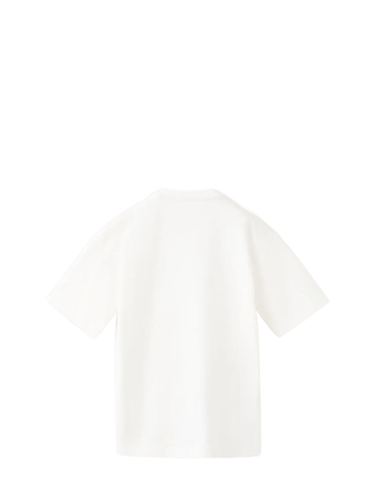 Mango - Printed cotton-blend t-shirt - efterårstøj - natural white - 1