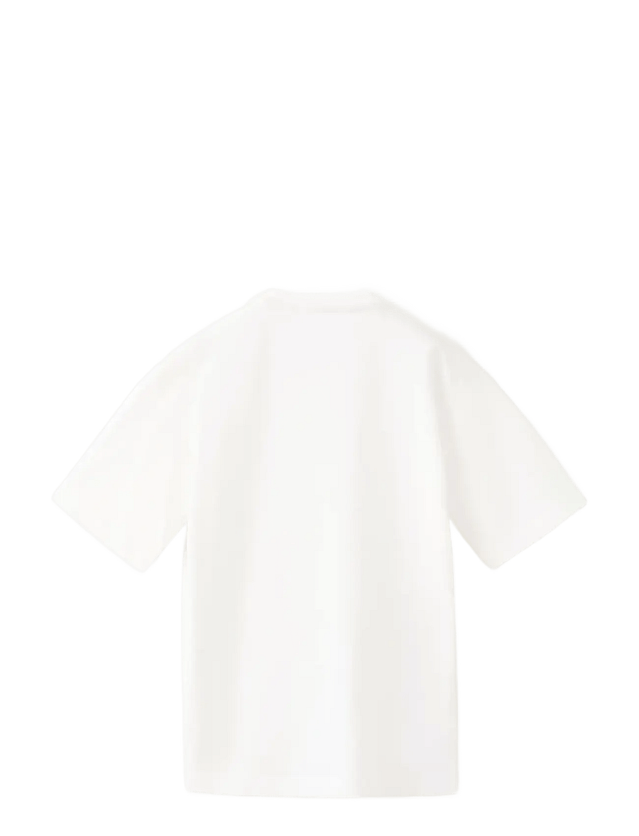 Mango - Printed cotton-blend t-shirt - kortärmade t-shirts - natural white - 1