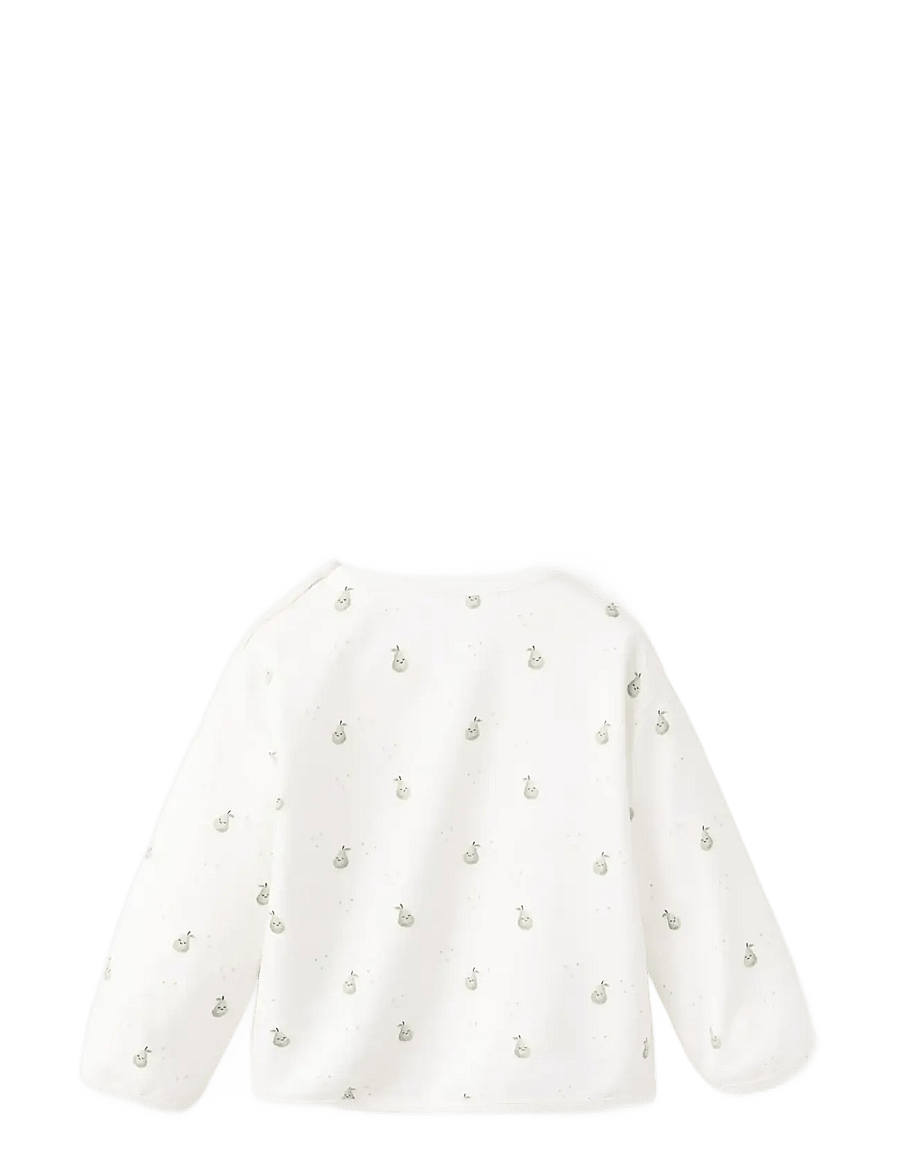 Mango - Printed cotton sweatshirt - sweatshirts - natural white - 1