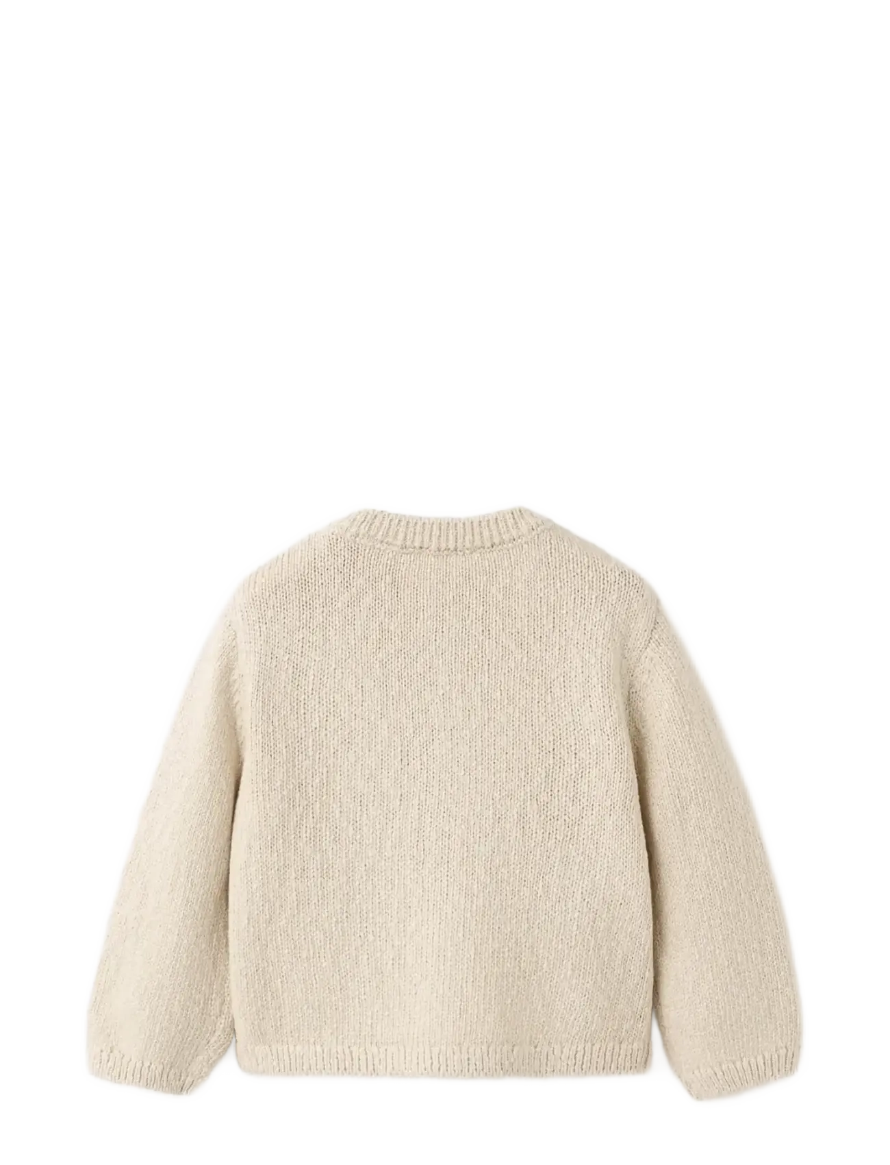 Mango - Knitted button cardigan - koftor - light beige - 1