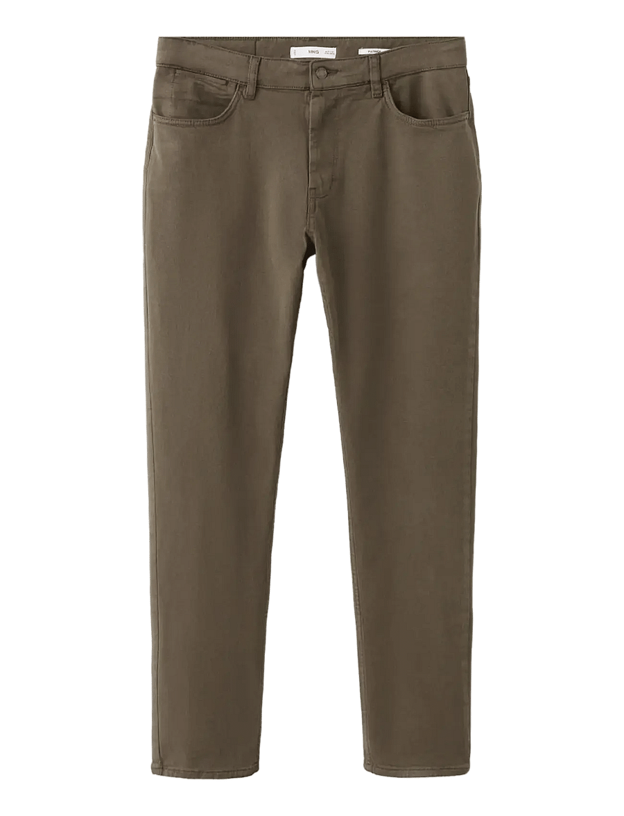Mango - Slim fit Ultra Soft Touch Patrick jeans - slim fit jeans - beige - khaki - 1