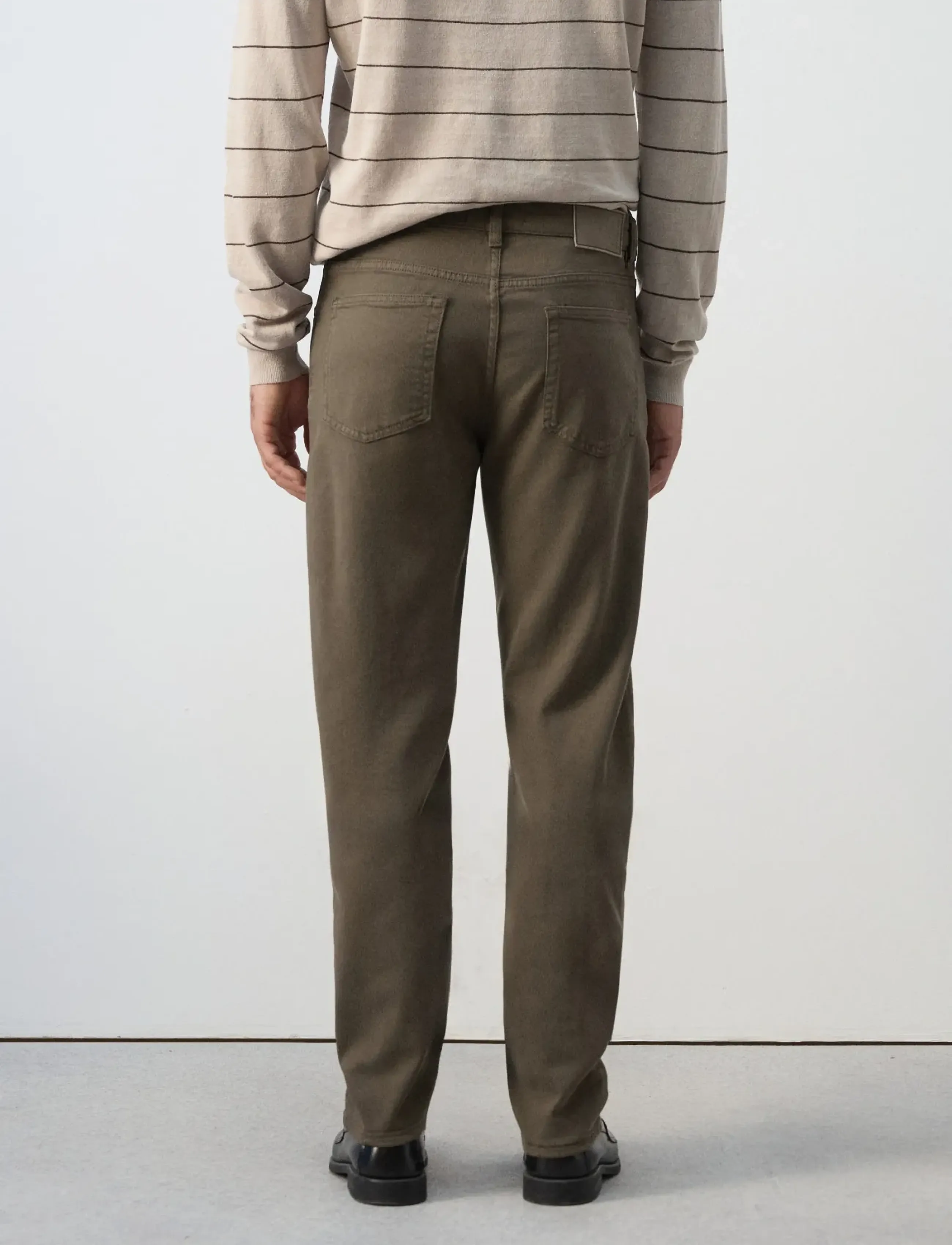 Mango - Slim fit Ultra Soft Touch Patrick jeans - trousers & jeans - beige - khaki - 2