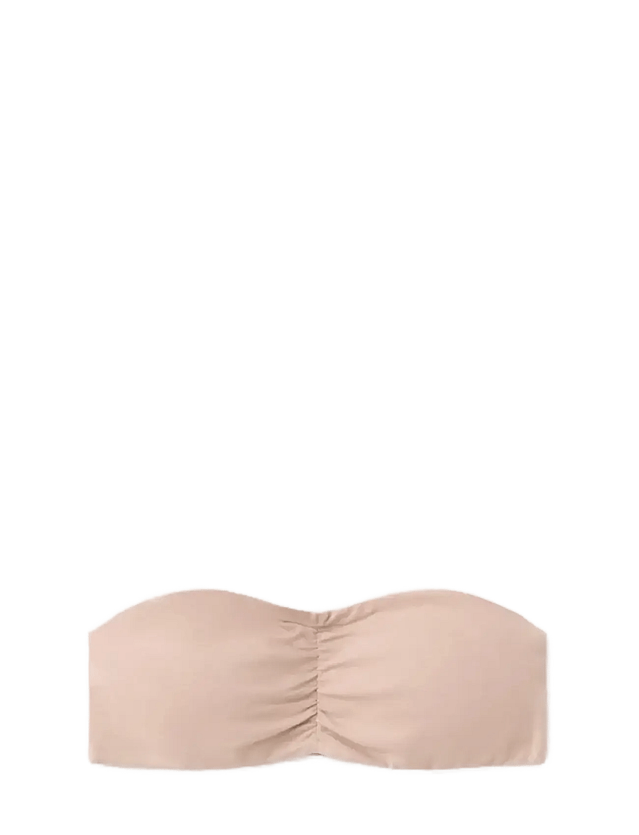 Mango - Bandeau top - bikinis - light beige - 0