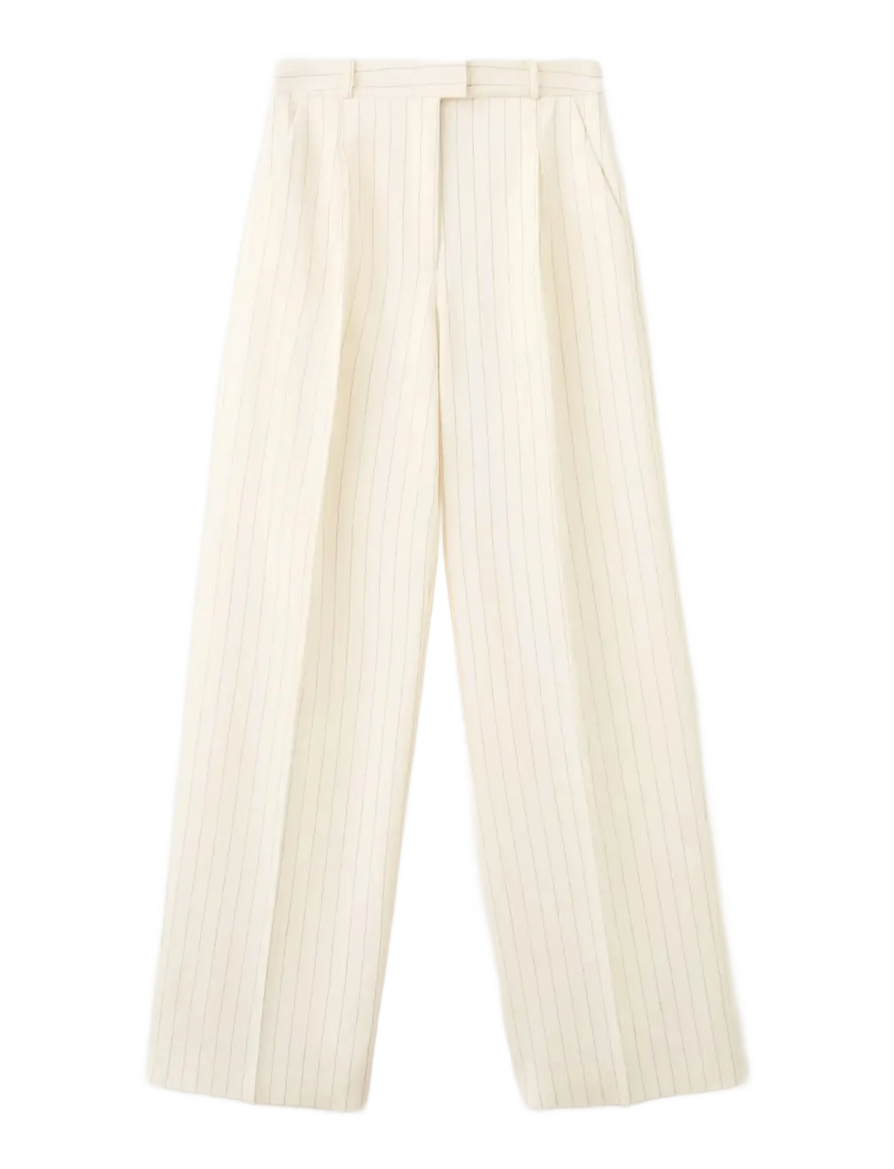 MANGO Pinstripe Anzug Hosen Cream - 42 - Damen