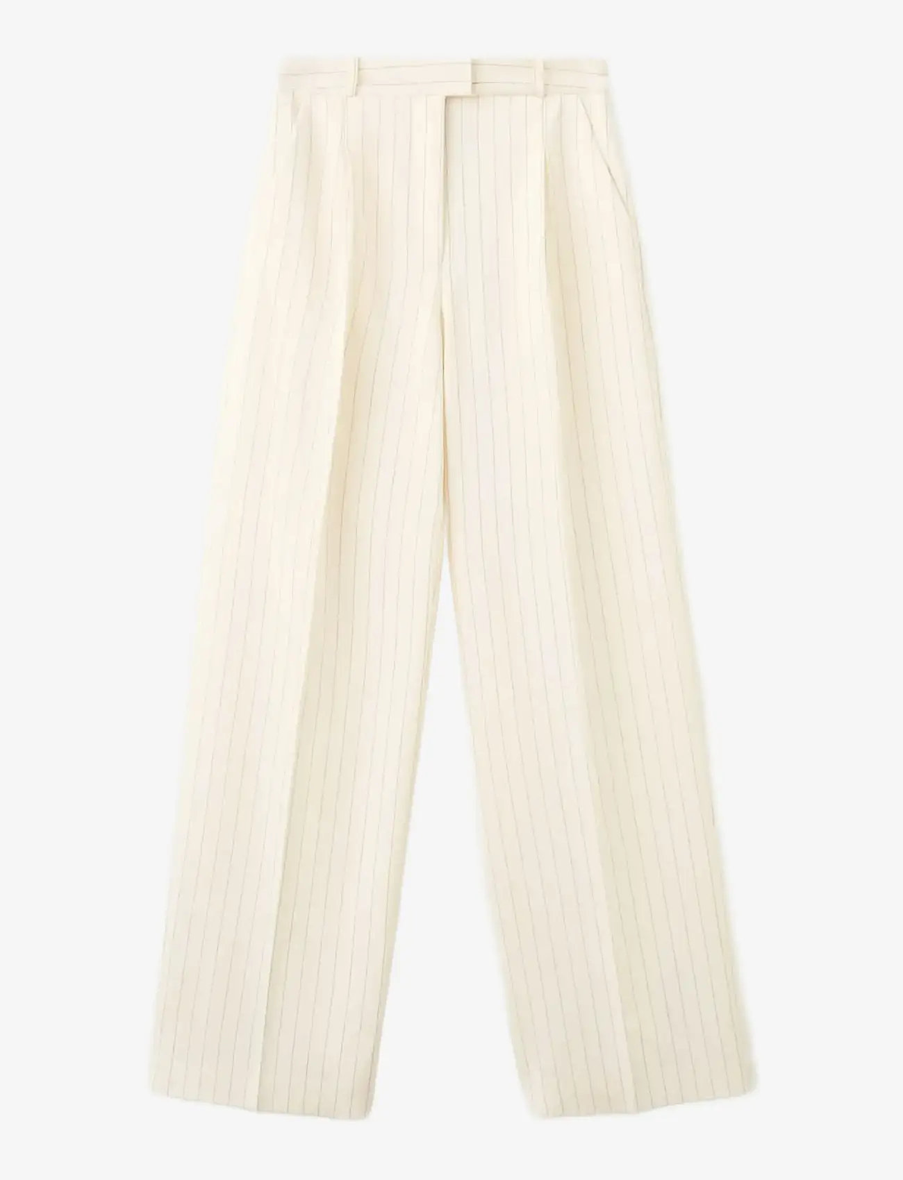 Mango - Pinstripe suit trousers - habitbukser - natural white - 1