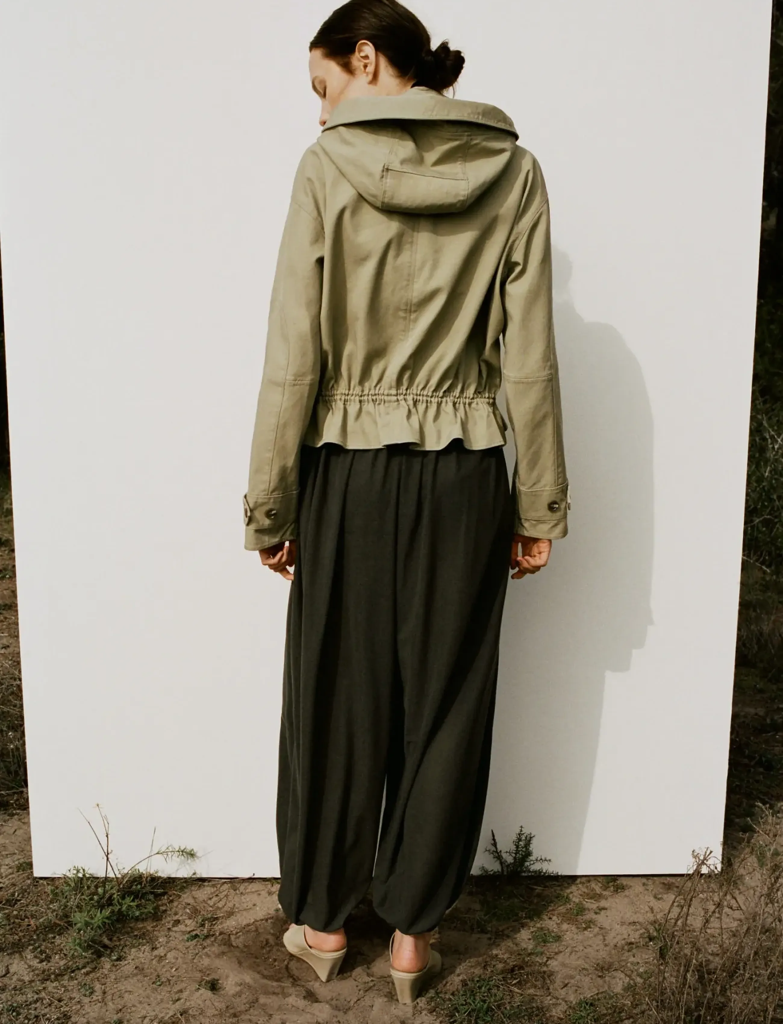 Mid-Rise Harem Pants 2