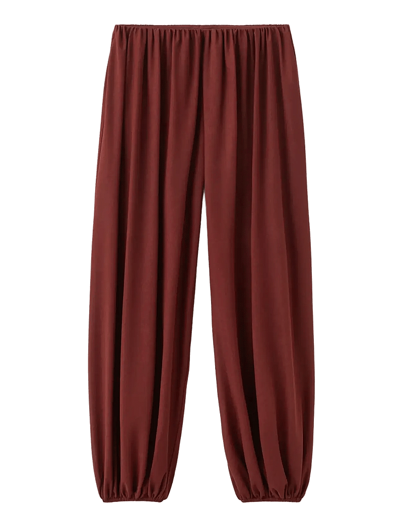 Mango - Mid-rise harem pants - barrel-bukser - rust - copper - 1