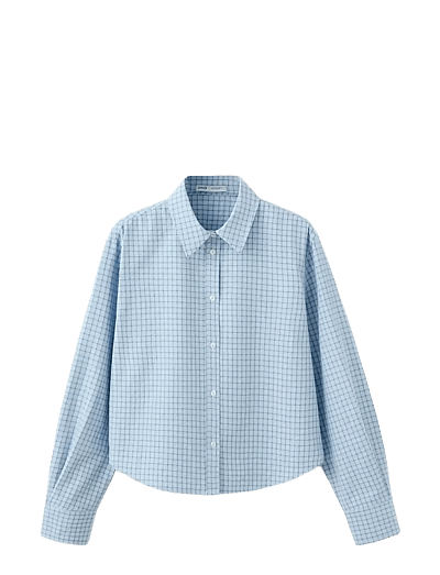 Straight Checkered Shirt - LangæRmede
