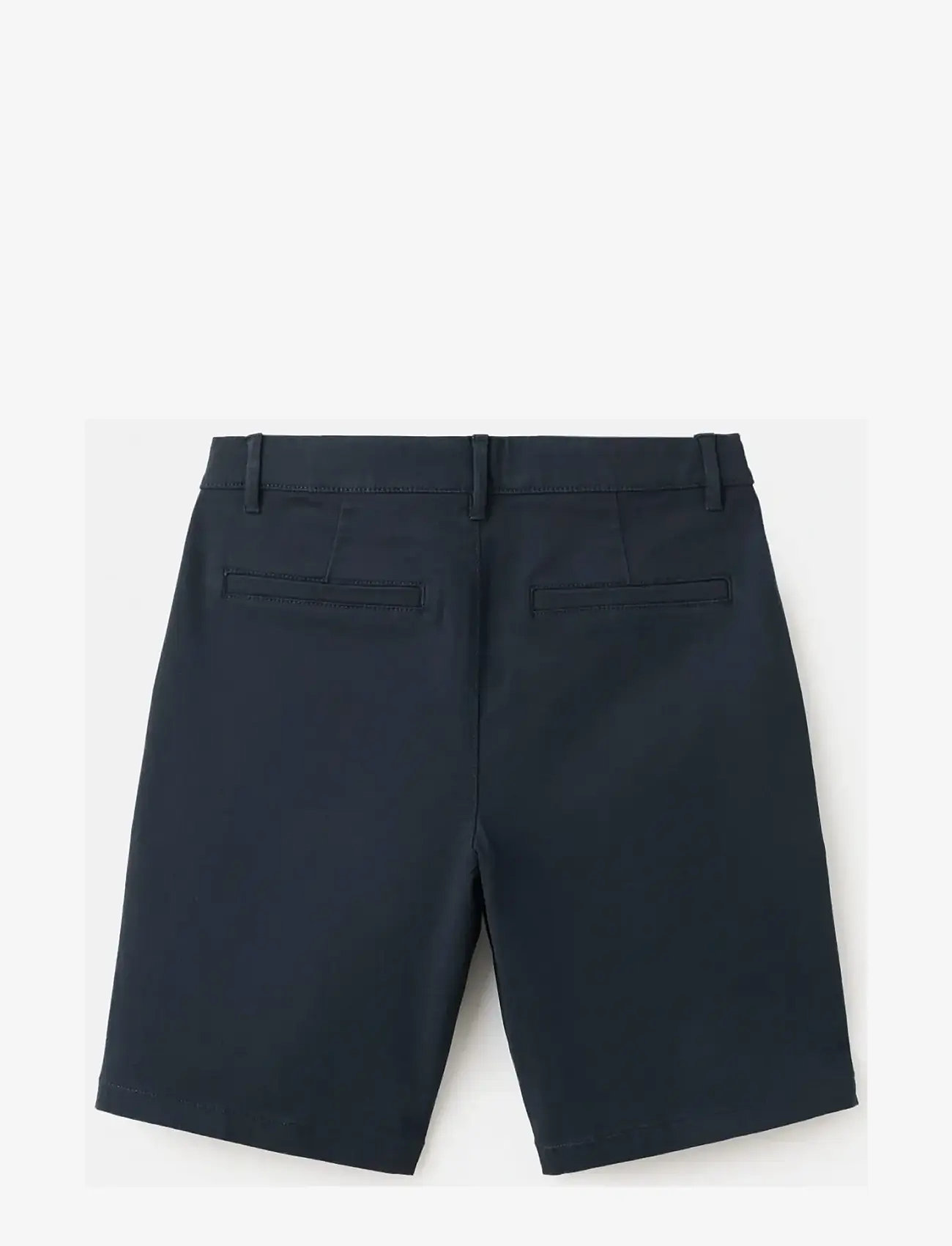 Mango - Cotton Bermuda shorts - chino shorts - navy - 1